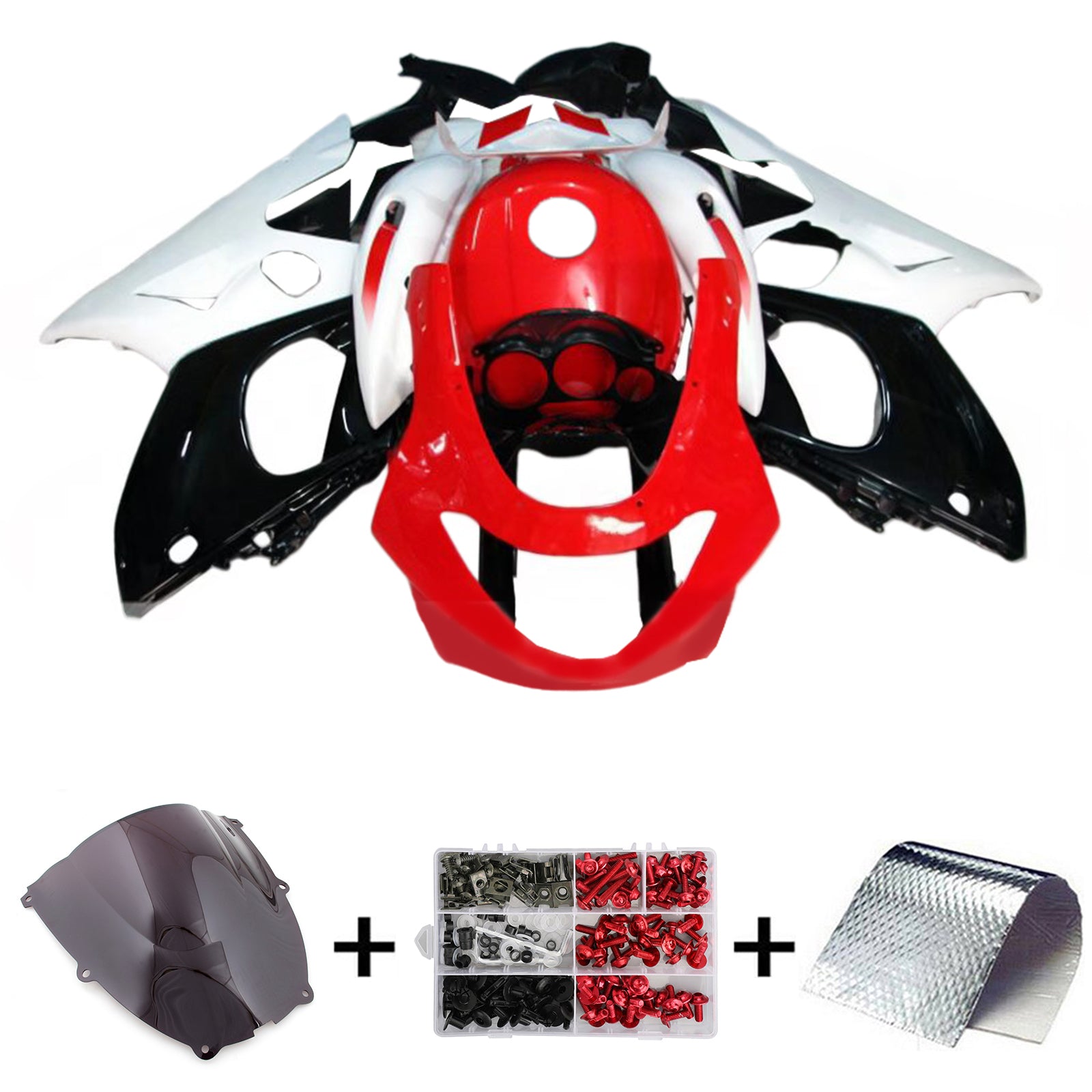 1996-2007 Yamaha YZF 600R Thundercat Kit de carénage d'injection carrosserie plastique ABS