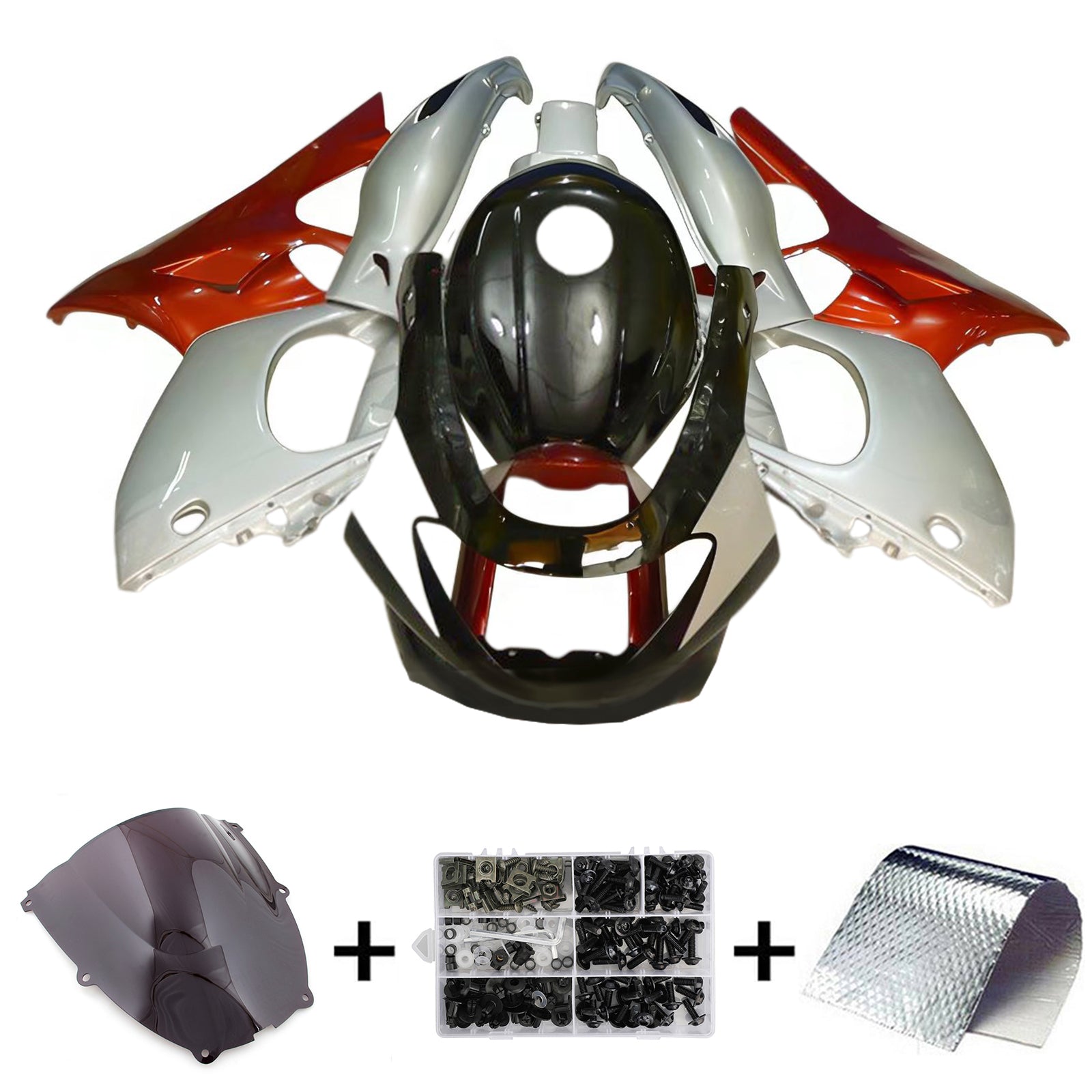 1996-2007 Yamaha YZF 600R Thundercat Kit de carénage d'injection carrosserie plastique ABS