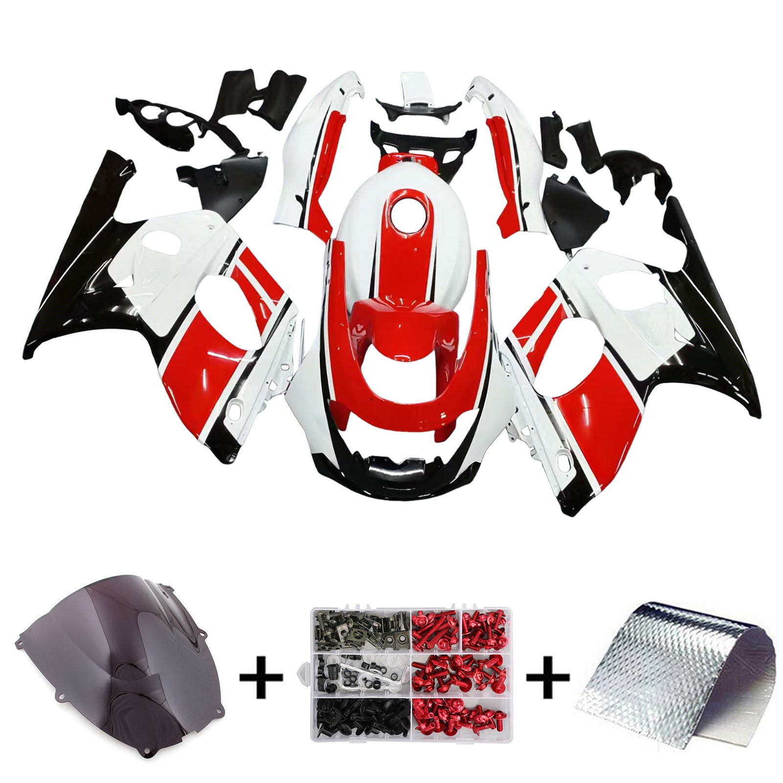 1996-2007 Yamaha YZF 600R Thundercat Kit de carénage d'injection carrosserie plastique ABS