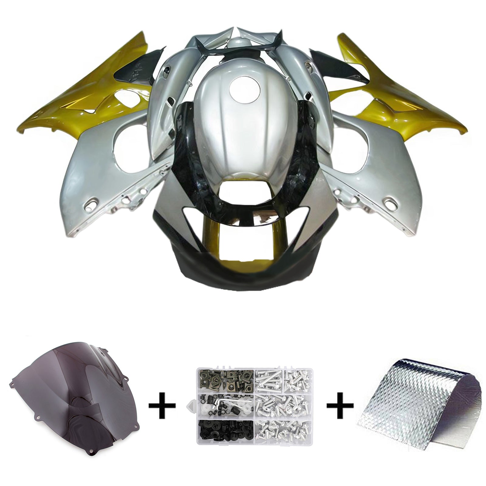 1996-2007 Yamaha YZF 600R Thundercat Kit de carénage d'injection carrosserie plastique ABS