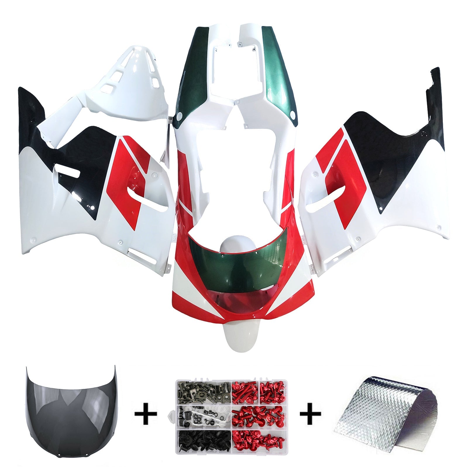 1991-1994 Yamaha TZR250 3XV Kit de carénage d'injection carrosserie plastique ABS