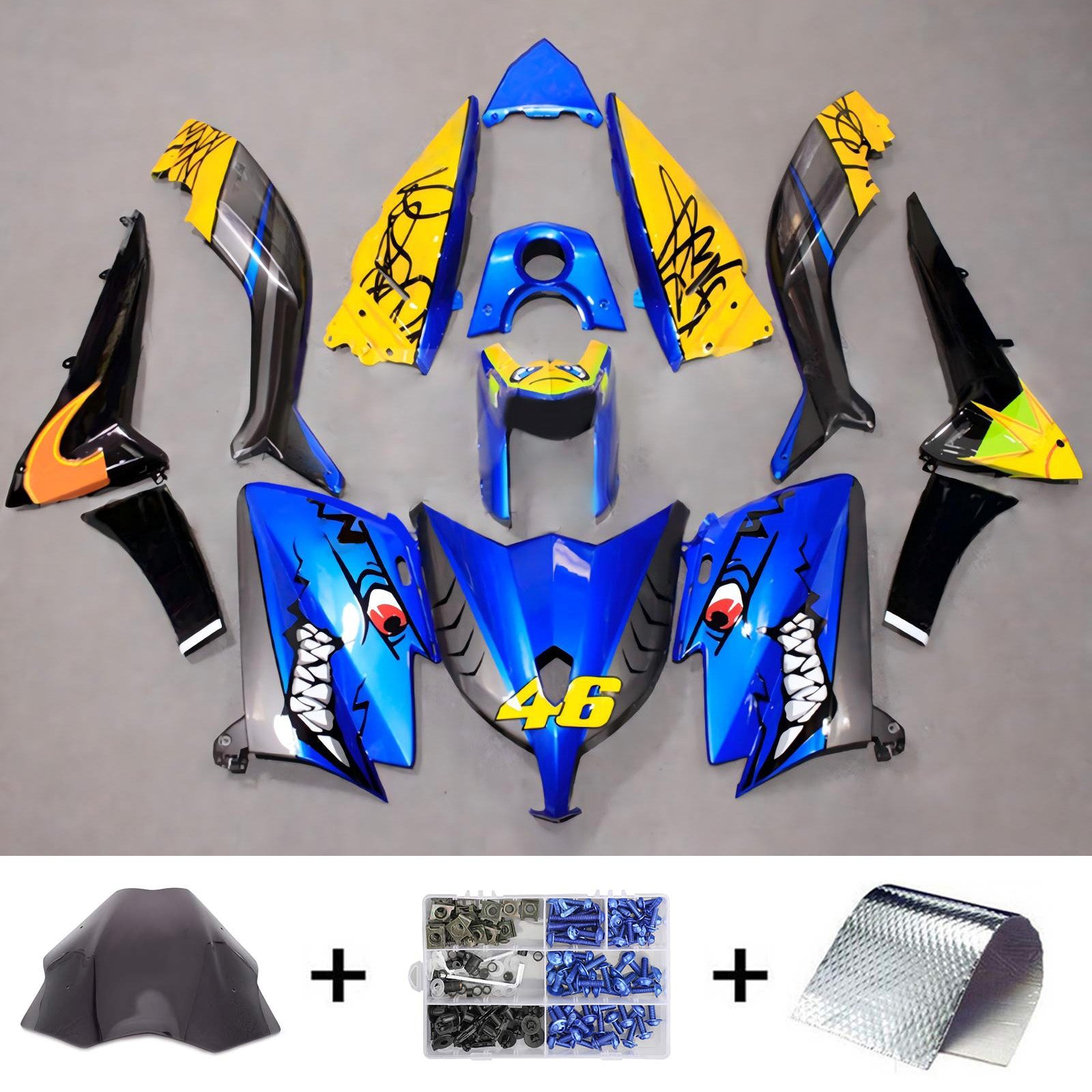 Injection Fairing Kit Bodywork fit For Yamaha T-Max TMAX530 2012-2014