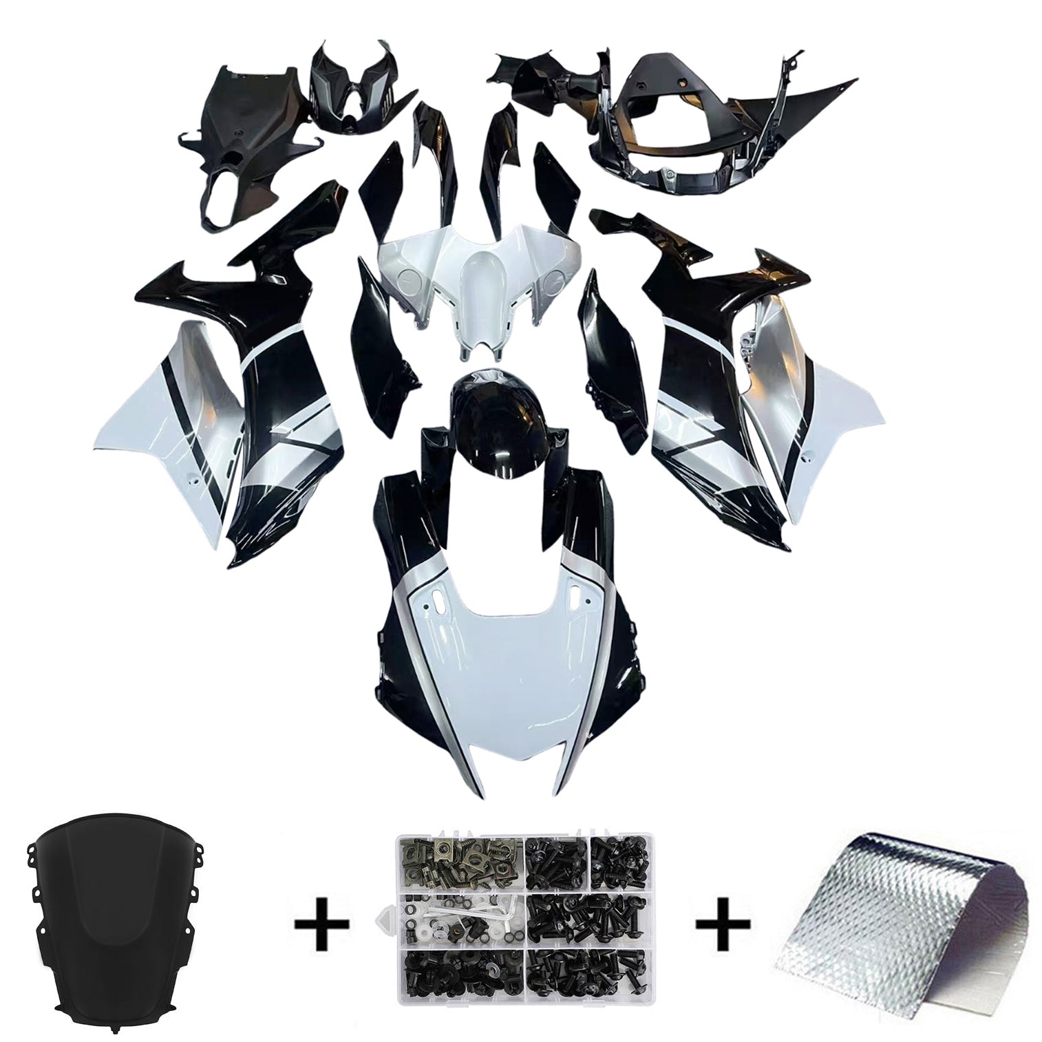 Amotopart Yamaha YZF R1 2020-2023 ABS kunststof carrosseriekuipset