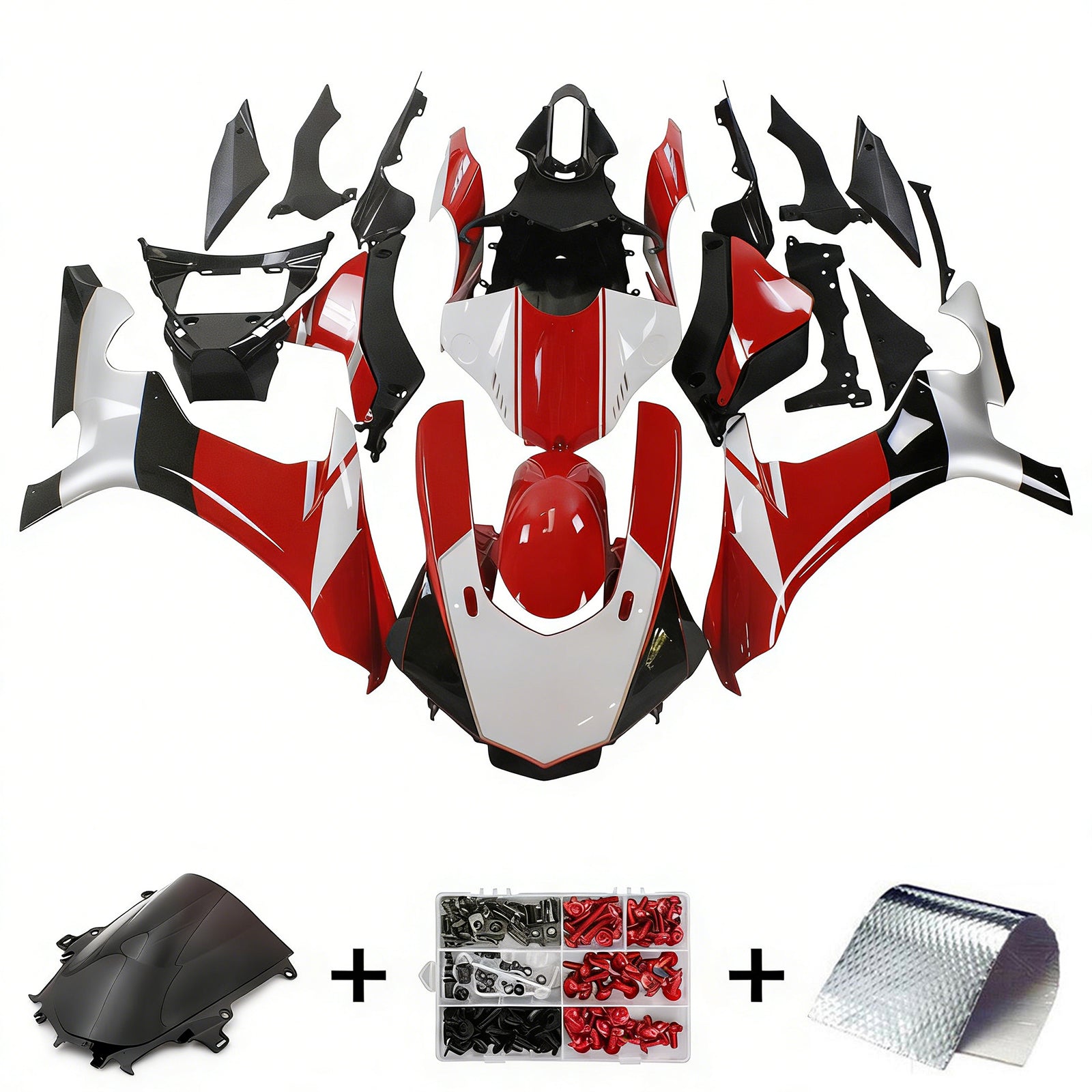 Amotopart Yamaha YZF R1 2020-2023 Kit Carénage Plastique ABS