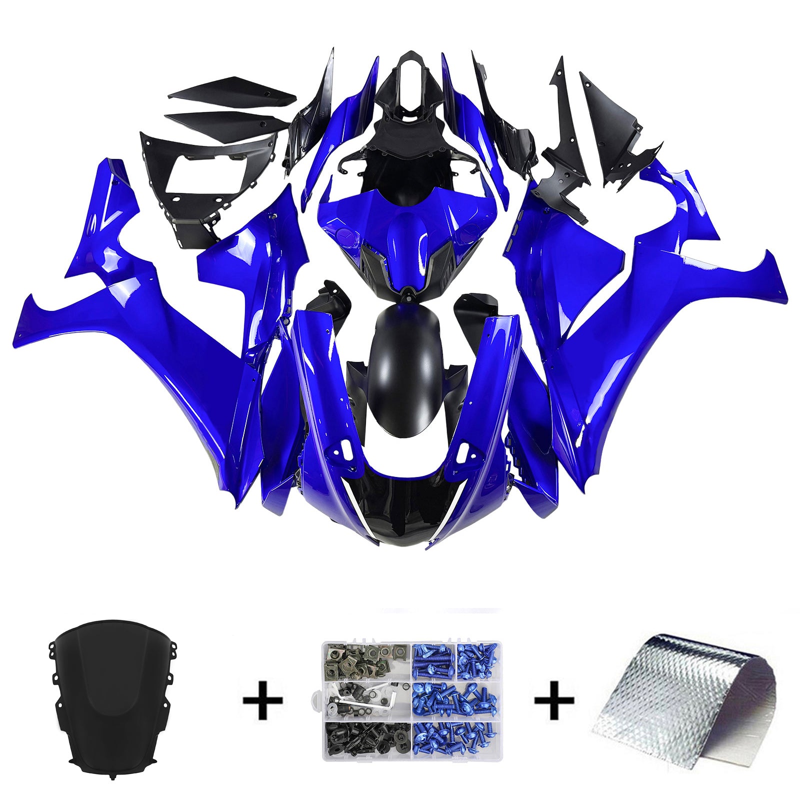 Amotopart Yamaha YZF R1 2020-2023 Kit CarroSerie Plástico Abs