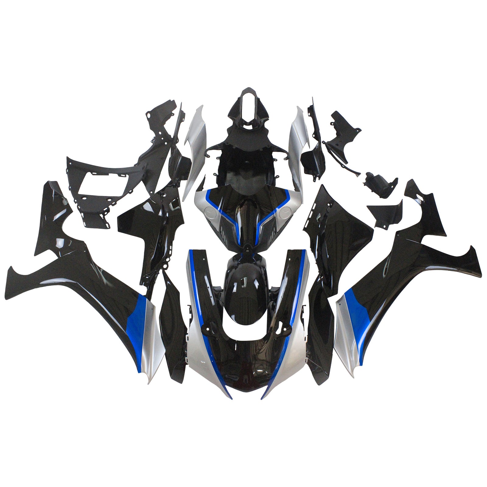 Amotopart Yamaha YZF R1 2020-2023 Kit Carénage Carrosserie Plastique ABS