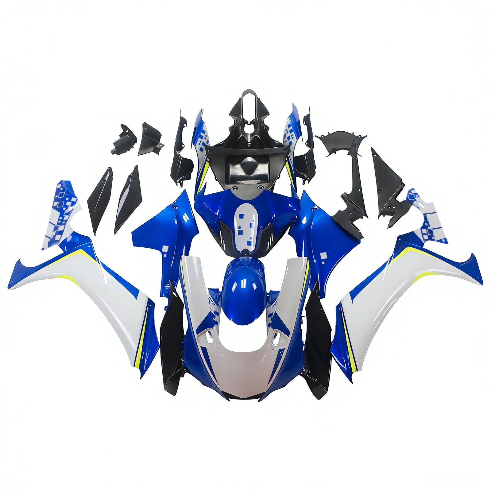 Amotopart Yamaha YZF R1 2020-2023 Kit Carénage Carrosserie Plastique ABS