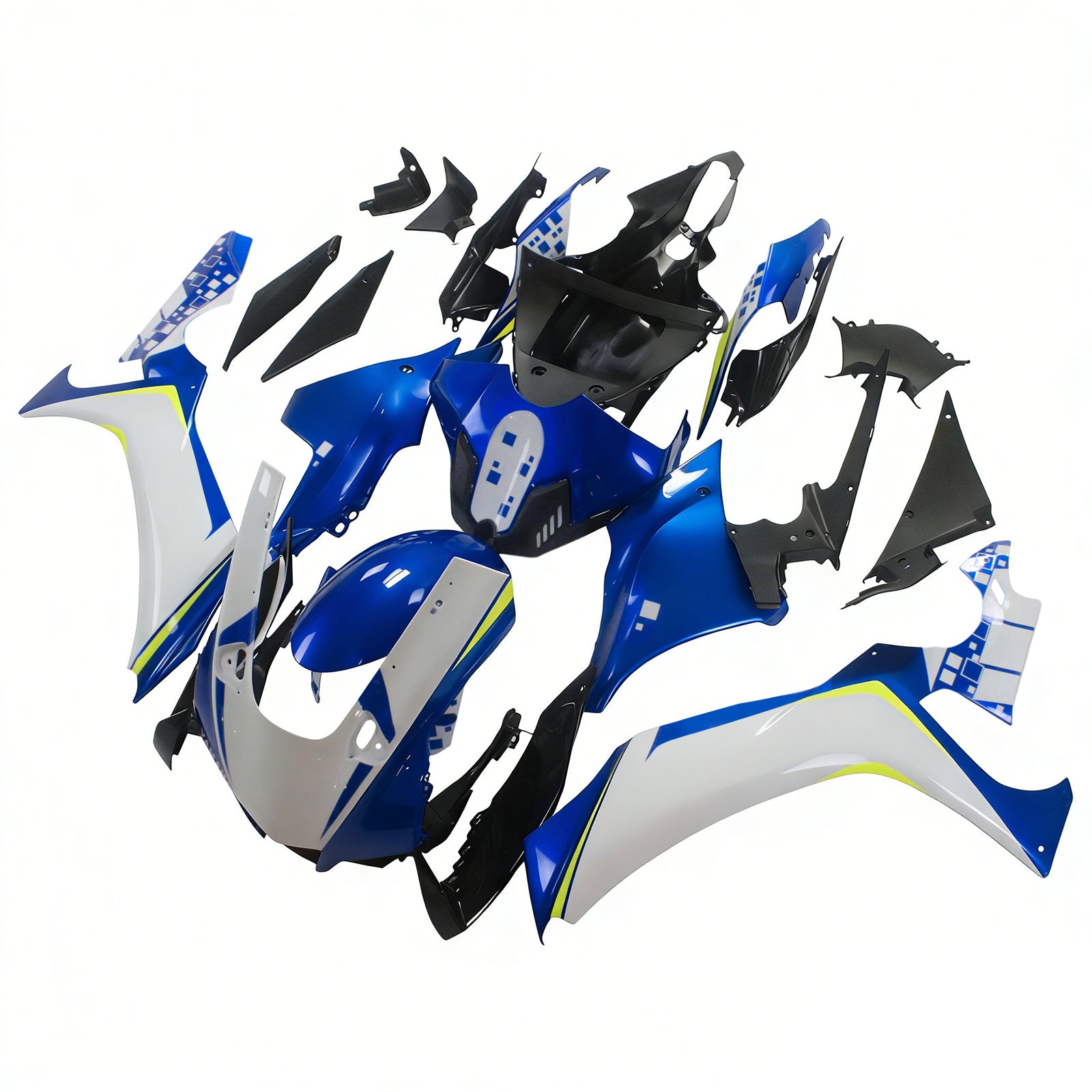Amotopart Yamaha YZF R1 2020-2023 Kit Carénage Carrosserie Plastique ABS