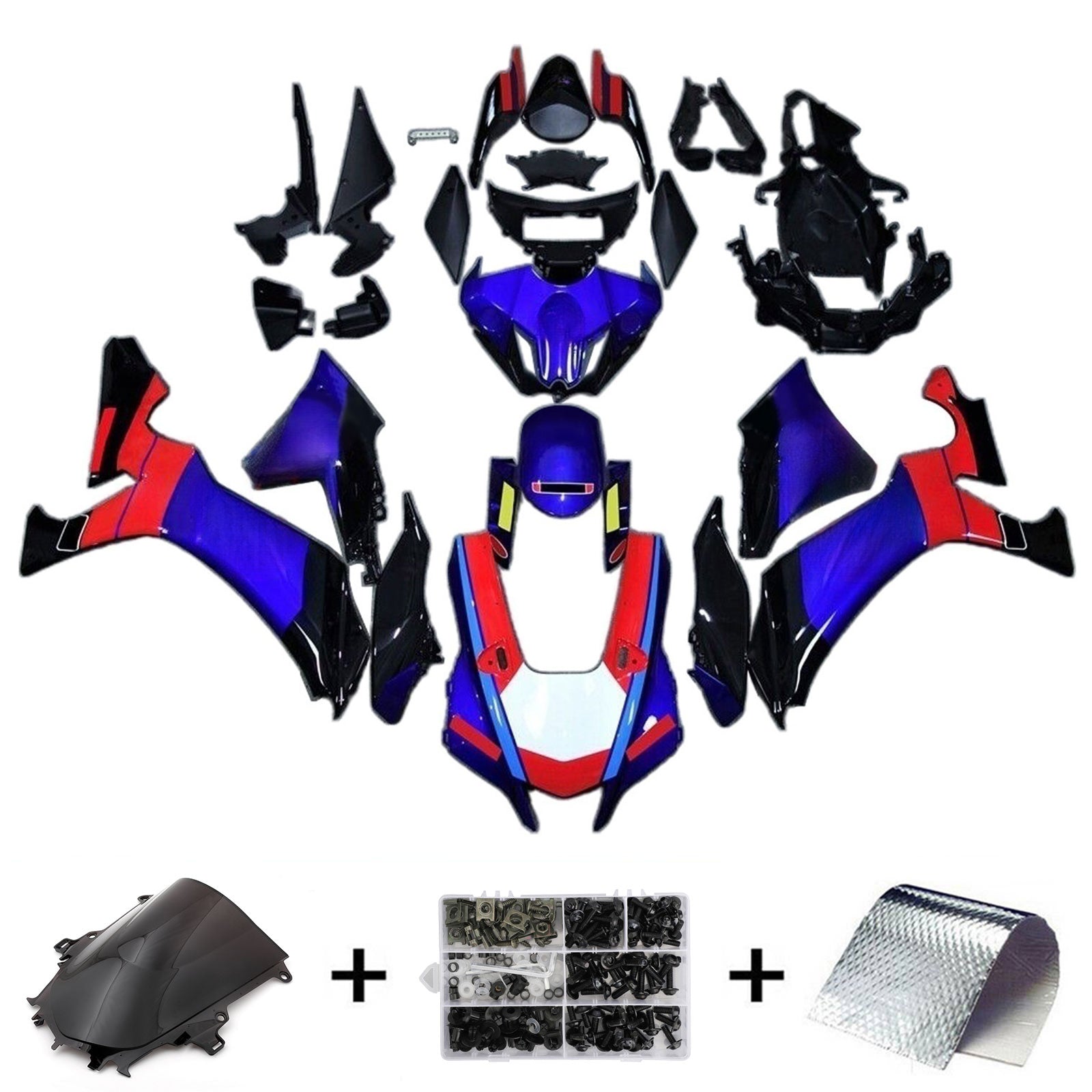 Zestaw owiewek wtryskowych Yamaha YZF-R1 2020-2024 Nadwozie z tworzywa ABS