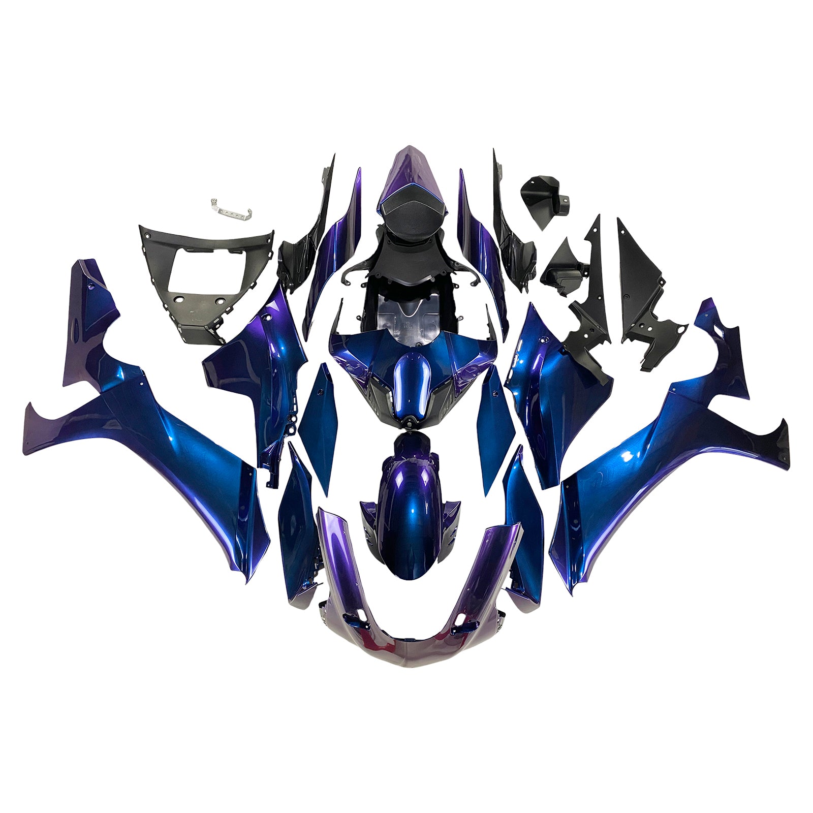 Kit de carénage injecté en plastique ABS compatible avec Yamaha YZF-R1 2020-2024