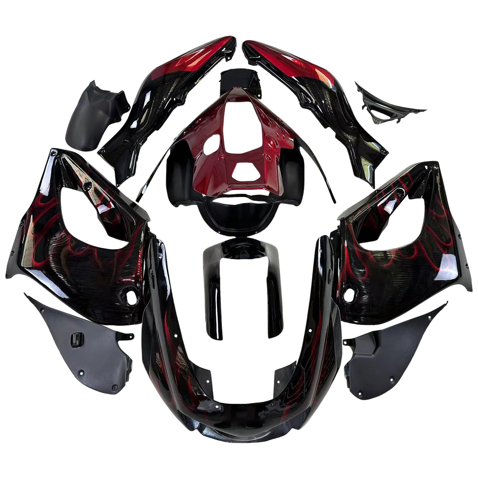 Amotopart Yamaha YZF1000R Thunderace 1997-2007 komplet Carrosserie Abs