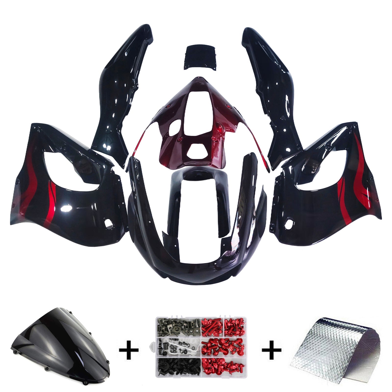 Kit de carenado Amotopart Yamaha YZF1000R Thunderace 1997-2007