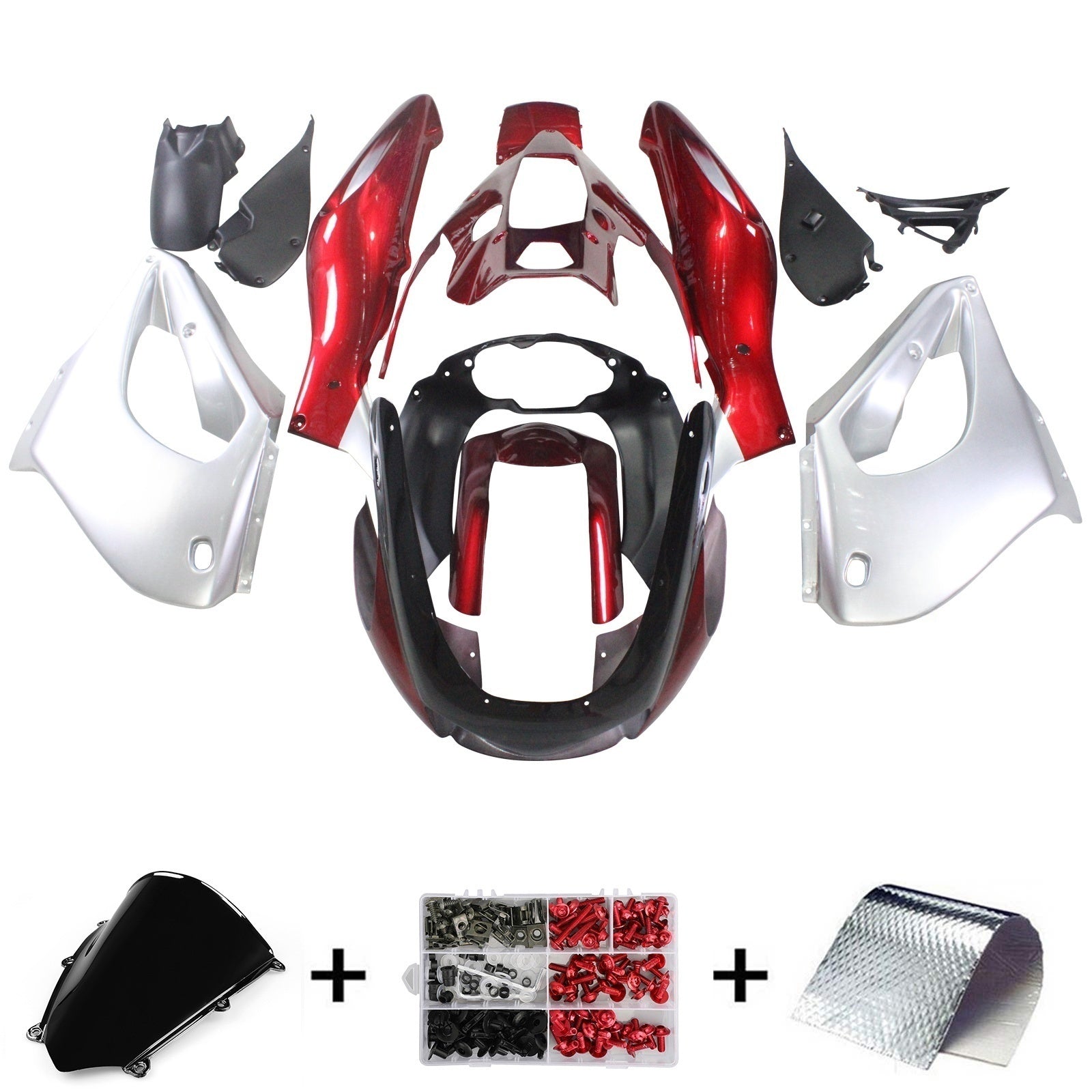 Kit de carénage Amotopart Yamaha YZF1000R Thunderace 1997-2007