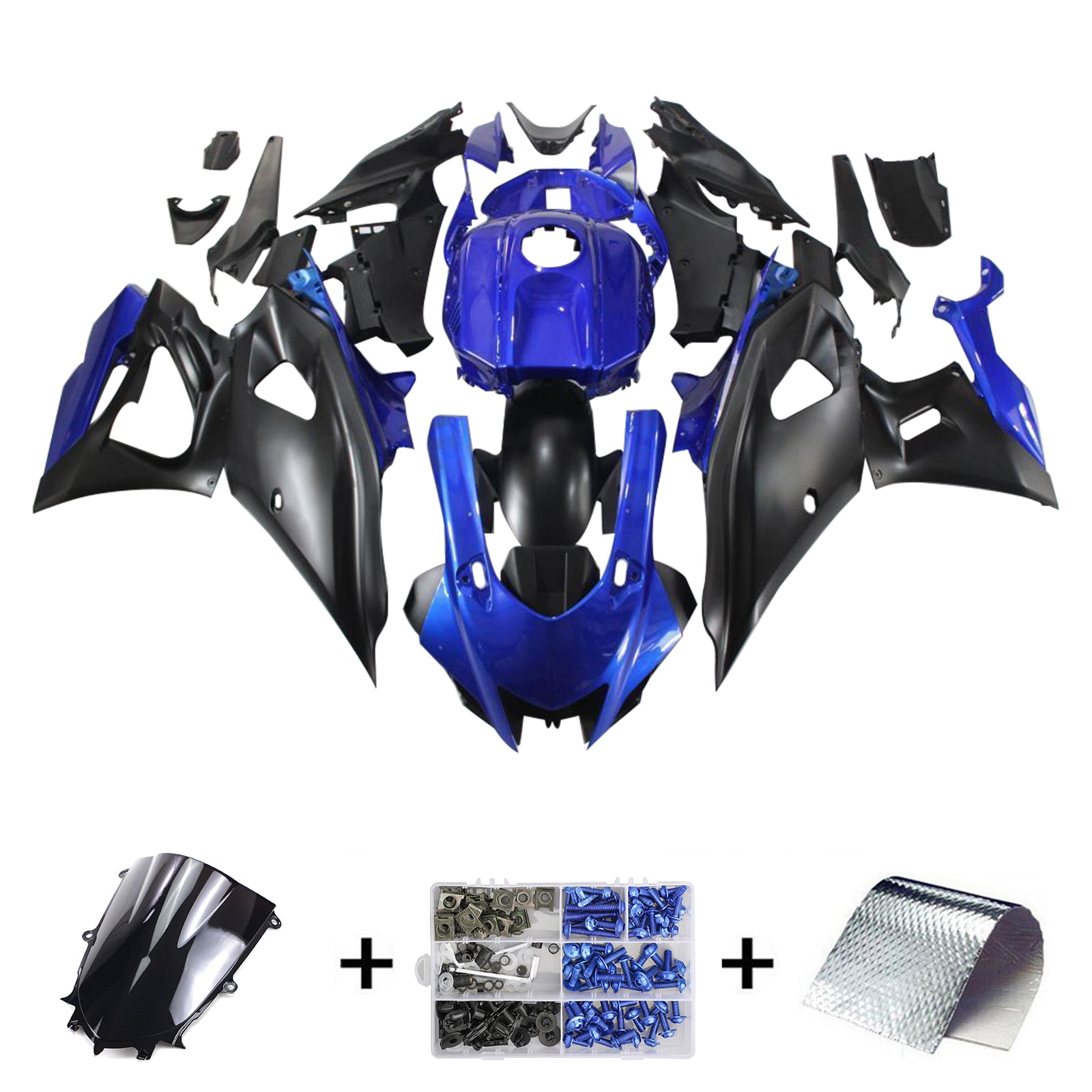 Amotopart Yamaha YZF-R7 2021-2025 ABS muovinen korin suojasarja