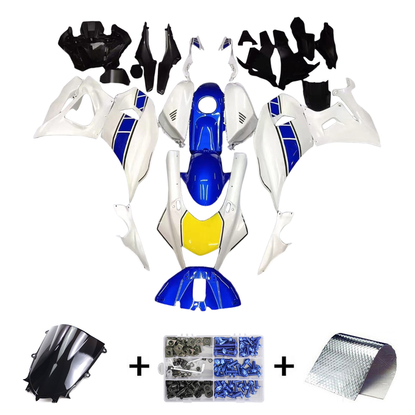Amotopart Yamaha YZF-R7 2021-2025 ABS muovinen korin suojasarja