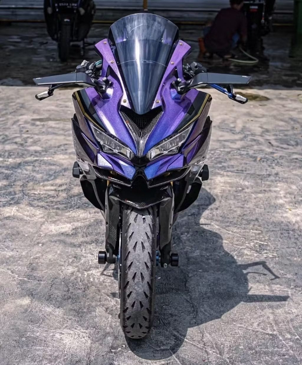 Amotopart Yamaha YZF-R7 2021-2025 Kit de carenado de carrocería de plástico ABS