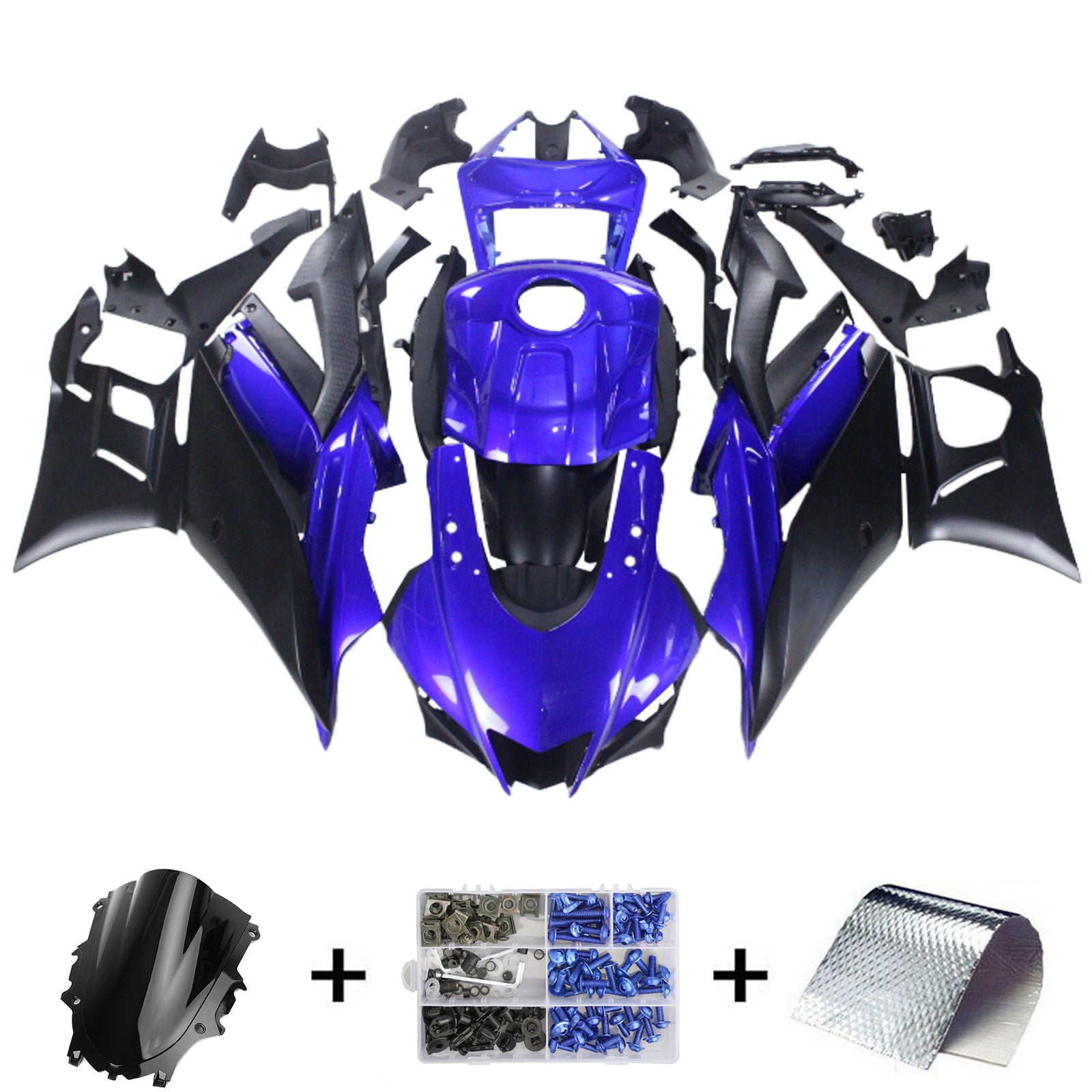 ABS plastični komplet za Yamaha YZF R3 R25 2022-2024