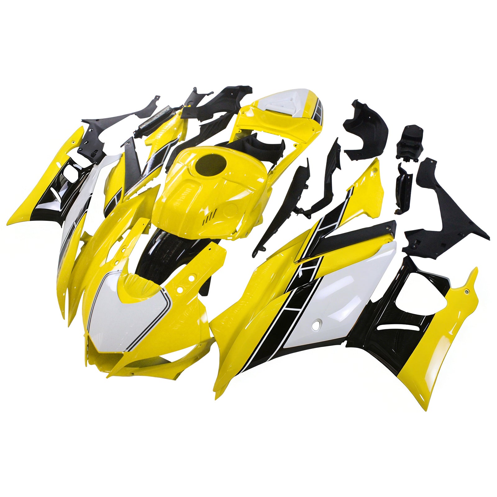 Kit de carénage par injection , carrosserie en plastique ABS Pour Yamaha YZF R3 R25 2022-2024