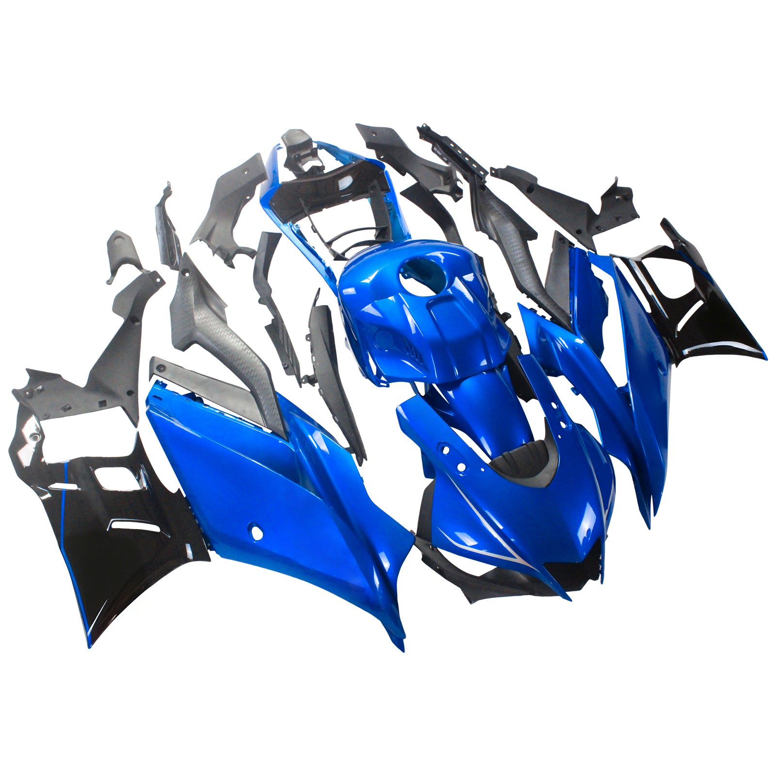 Kit de carenado de plástico ABS para Yamaha YZF R3 R25 2022-2024