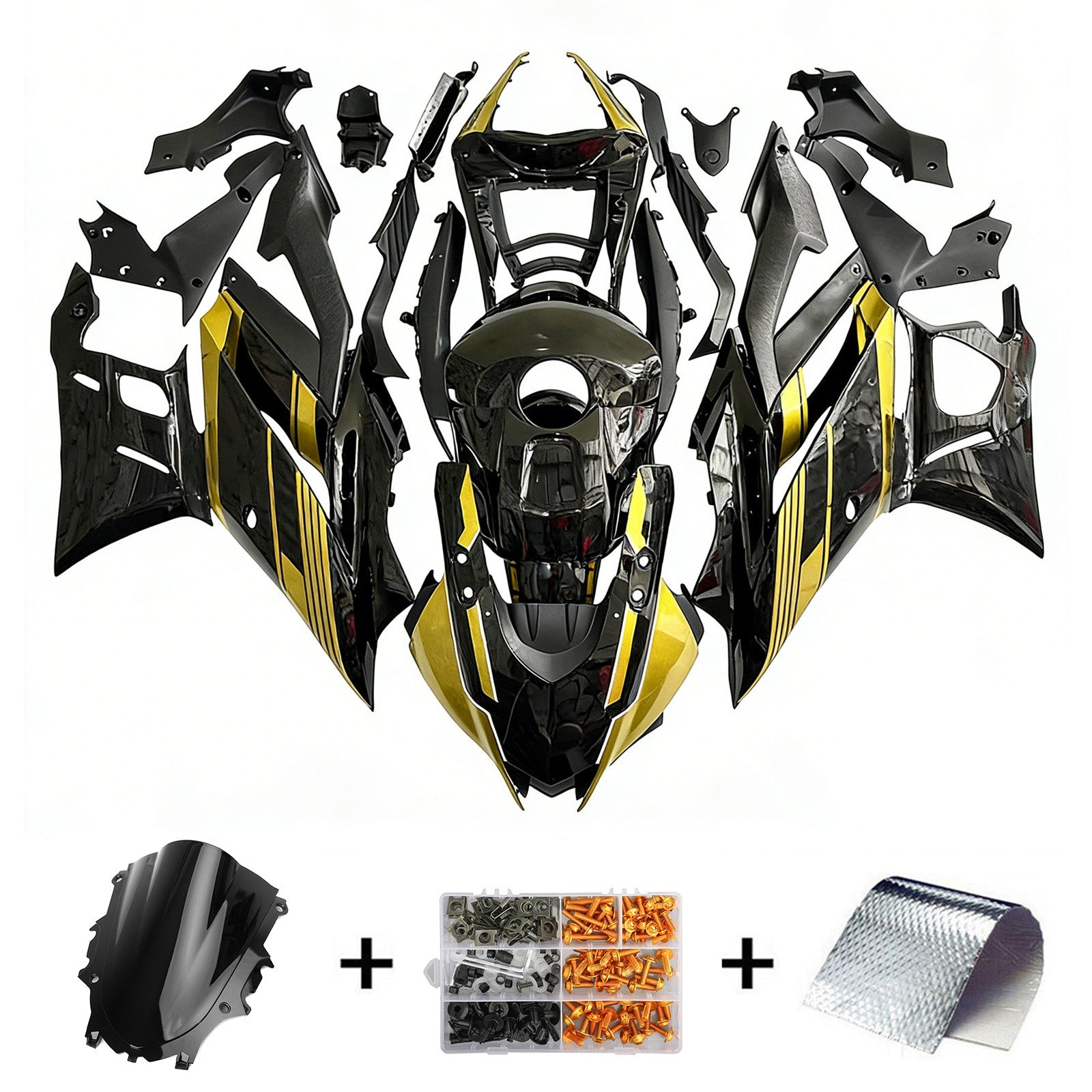 Kit de carénage d'injection Yamaha YZF-R3 R25 2022-2023, carrosserie en plastique ABS