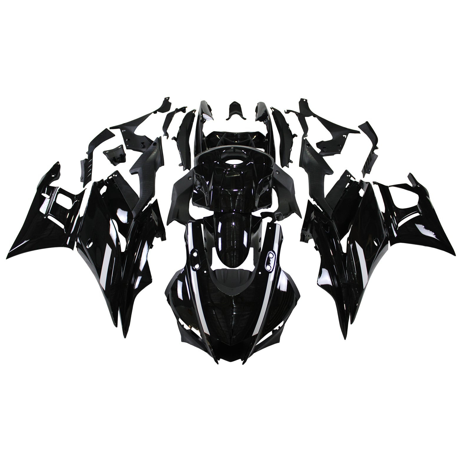 Kit de carénage d'injection Yamaha YZF-R3 R25 2022-2023, carrosserie en plastique ABS