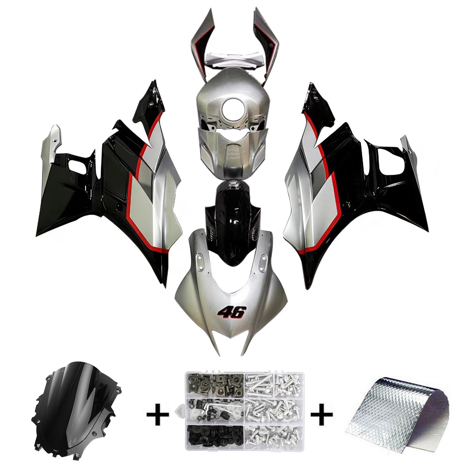 Kit Carenado Inyección Yamaha YZF-R3 R25 2022-2023 Carrocería Plástico ABS