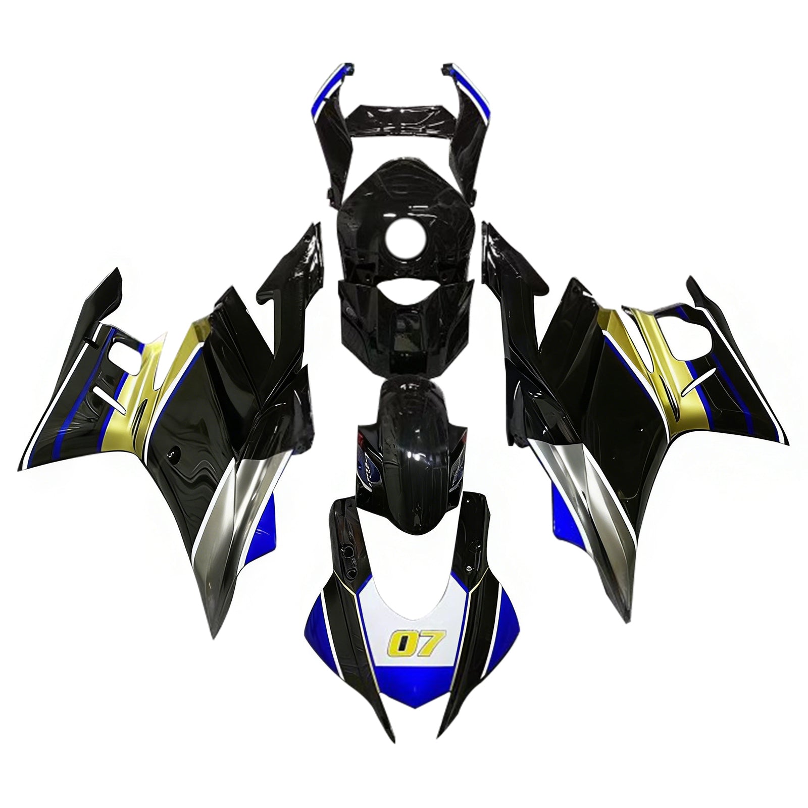 Kit carena iniezione Yamaha YZF-R3 R25 2022-2023 Carrozzeria in plastica ABS