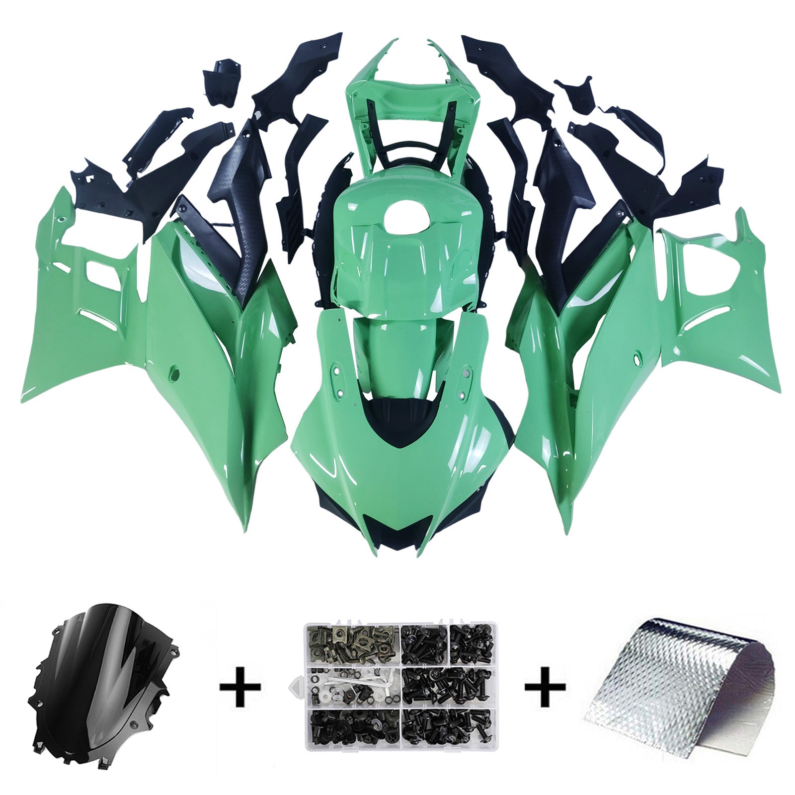 Ruiskutussuojasarja Yamaha YZF-R3 R25 2022-2023 ABS muovinen kori