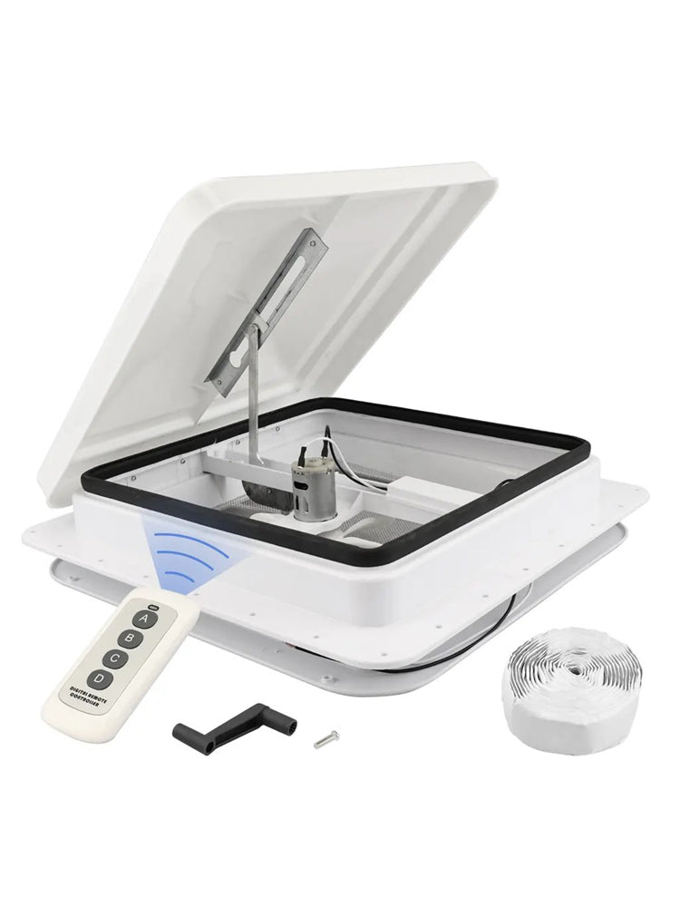 14" Przyczepa kempingowa Skylight Tit Event zdalnie sterowany wentylator do kampera