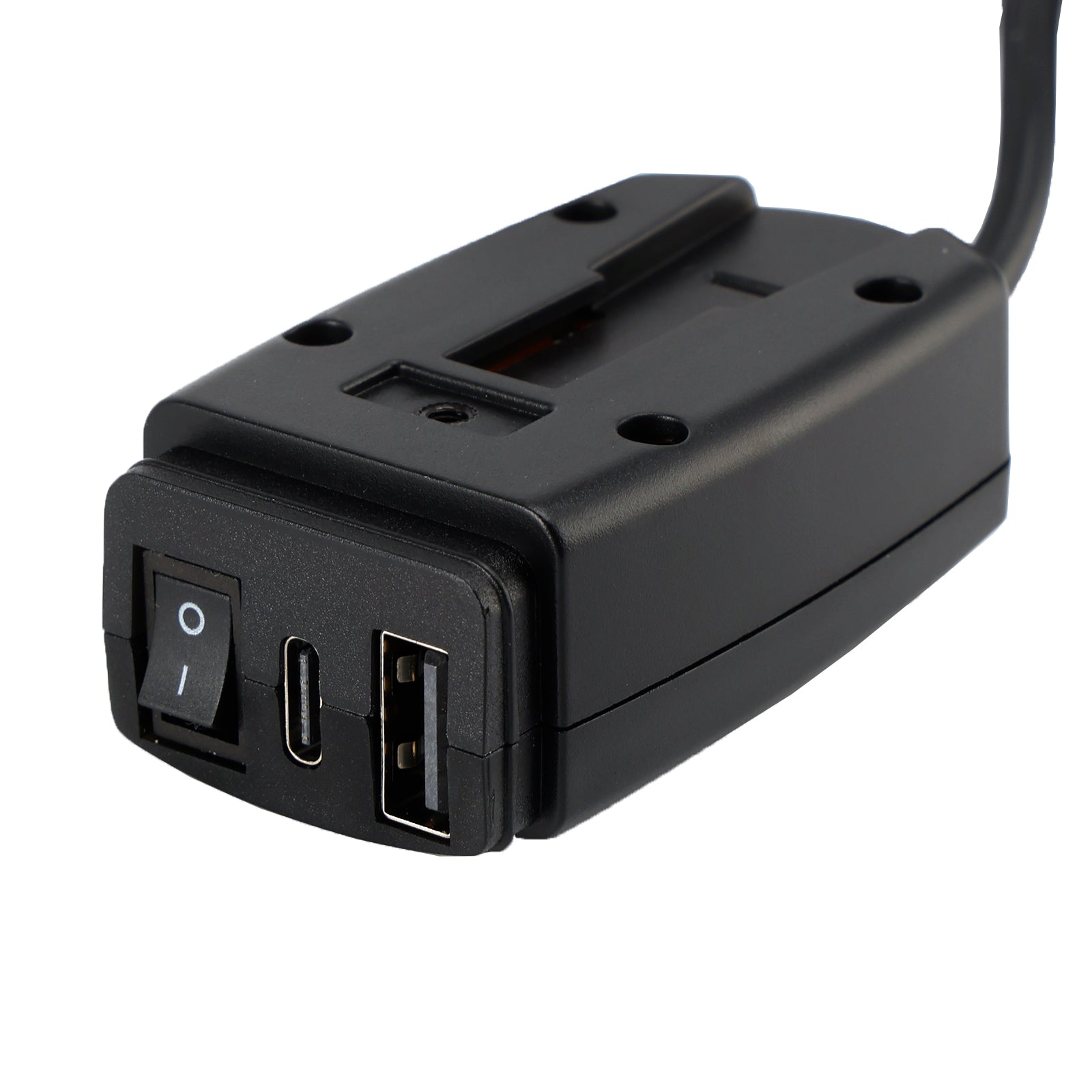 USB polnilnik USB za krmilo za motorna kolesa, adapter PDP+QC3.0 Tip C