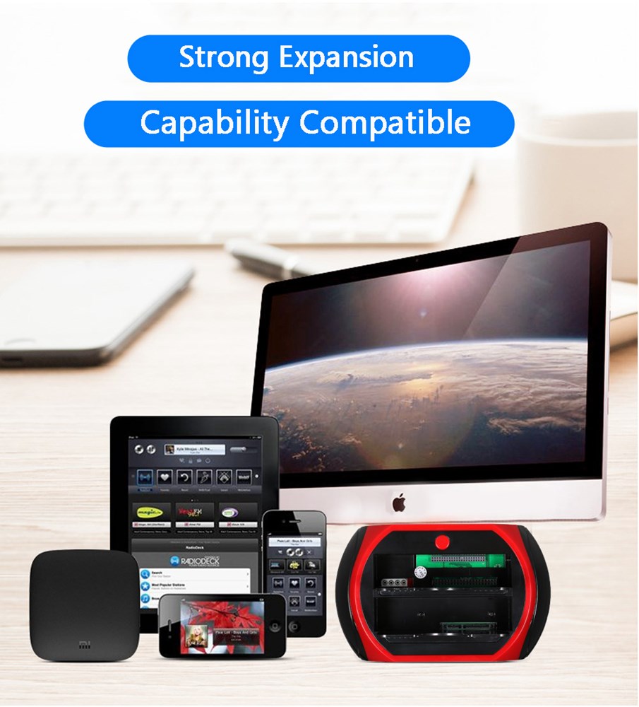 USB 2.0 naar IDE/SATA Dockingstation voor externe harde schijf 2 bays 2,5" 3,5" HDD EU