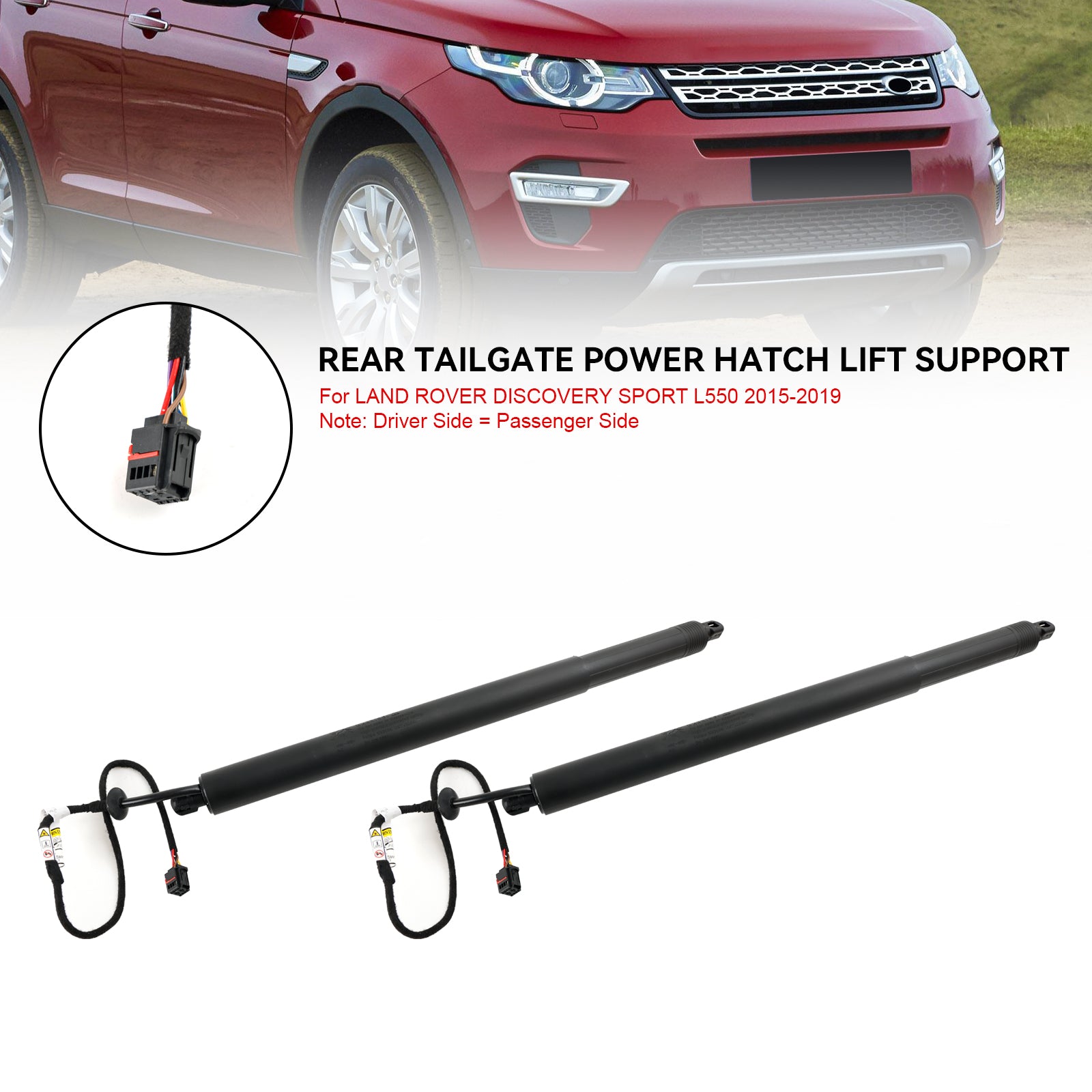 2PCS Electric Tailgate Strut LR075420 para Land Rover Discovery Sport 2015-2019