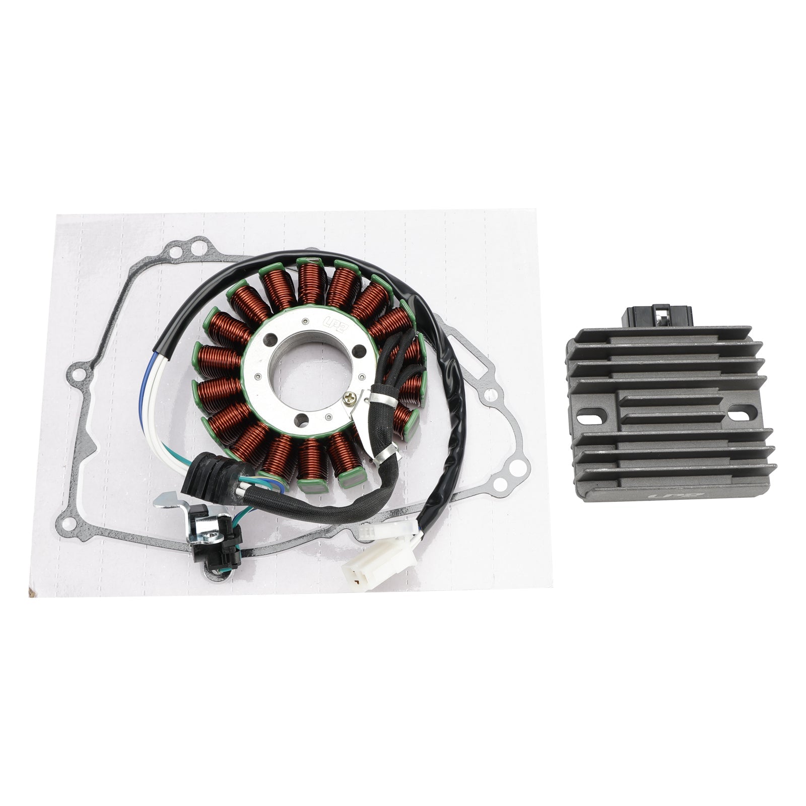 Bobine de magnéto stator + régulateur de tension + joint d'étanchéité pour Yamaha MTN320-A MT-03 (ABS) 2016-2018 1WD-H1410-00