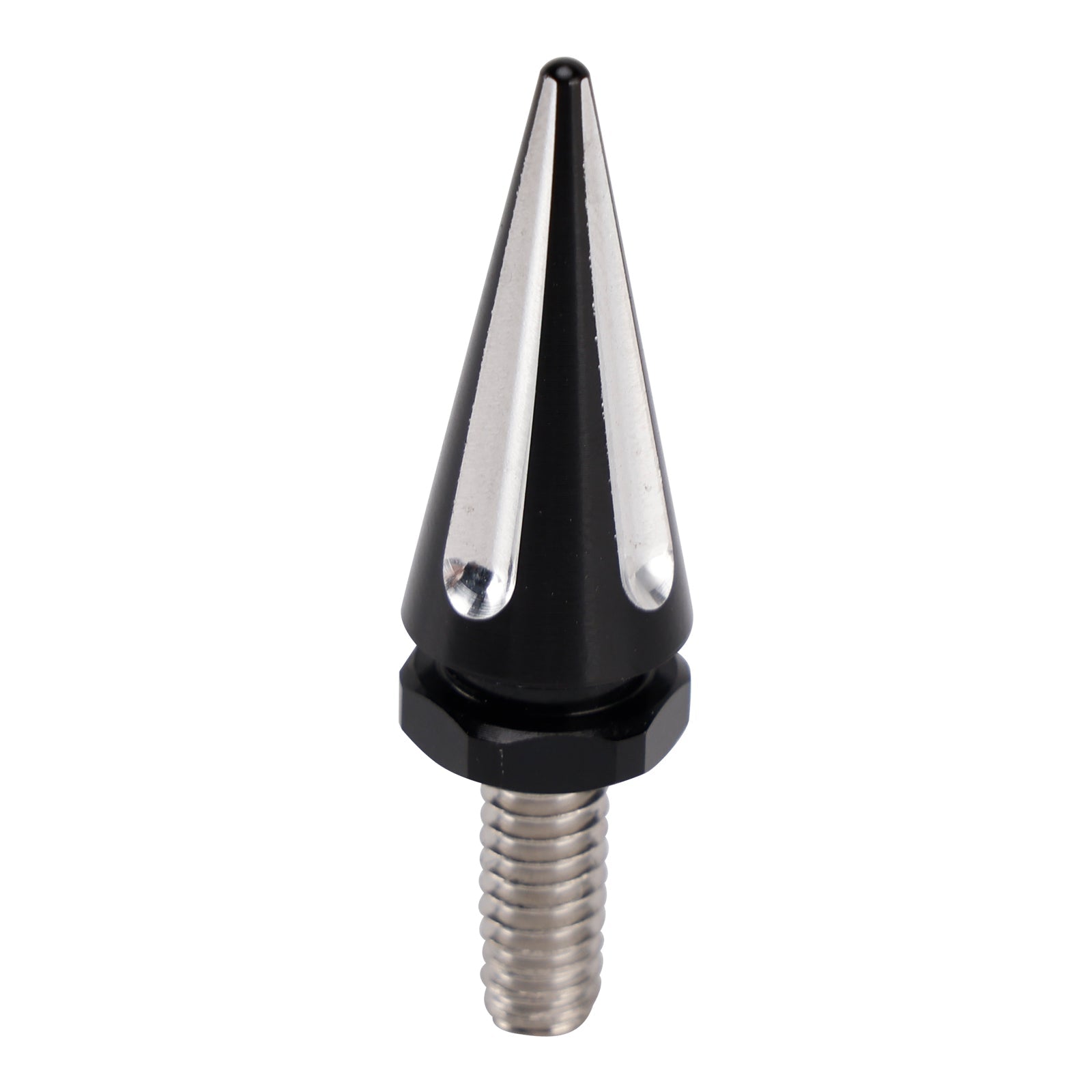 3 zwarte, puntige voorruitbouten voor Street Glide, Electra en Glide Touring '96-'13