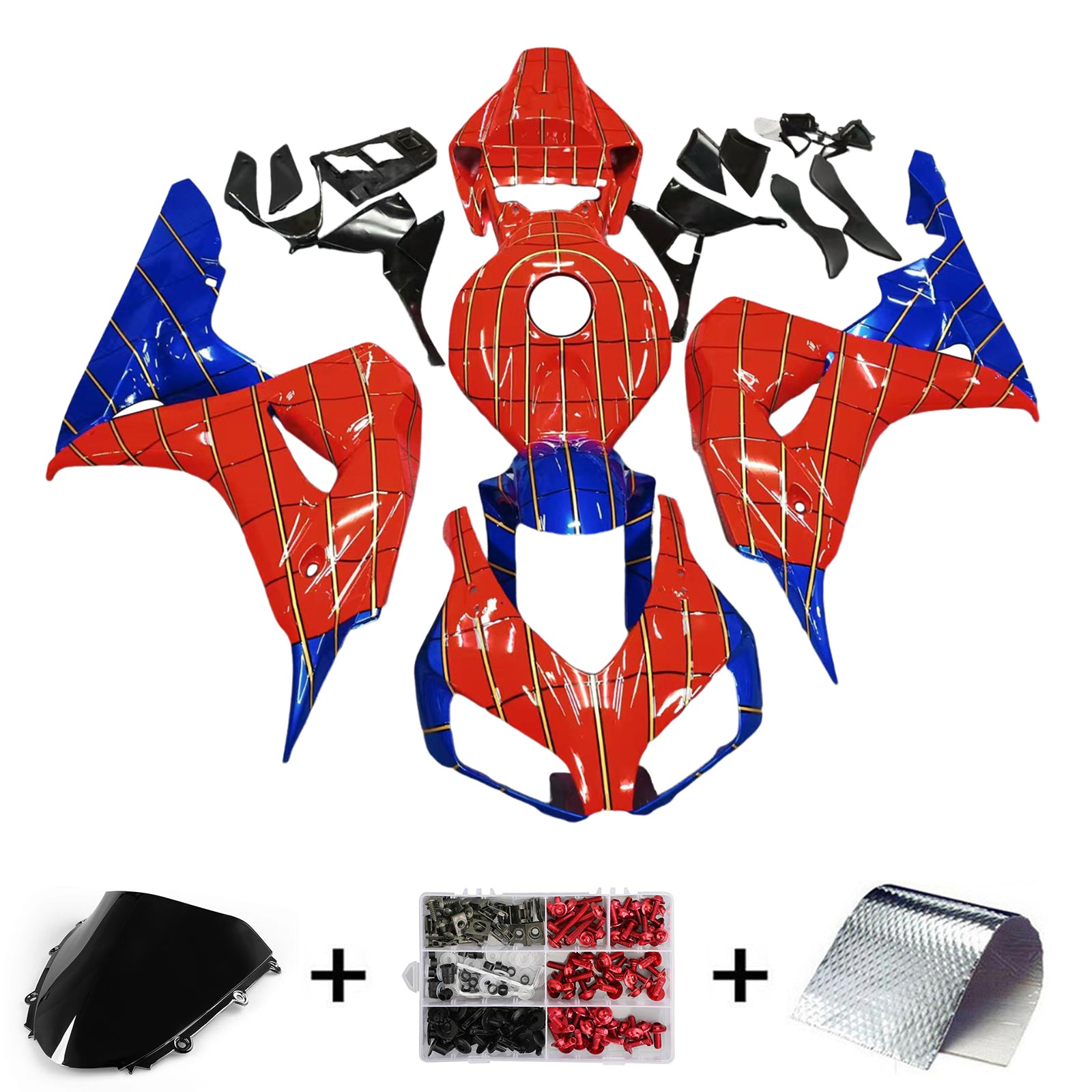 ABS Plastic Kairing Kit voor Honda CBR1000RR 2006-2007