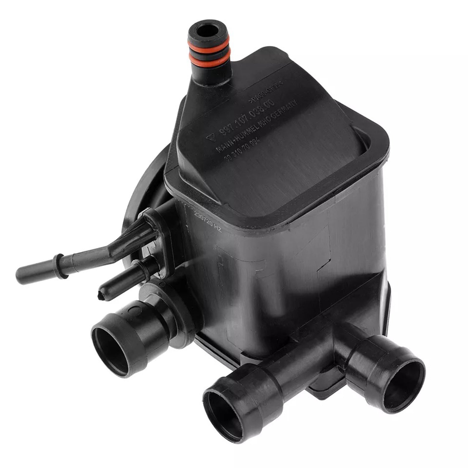 Válvula de ventilación del separador de aceite de motor Central de Porsche 911 Carrera 4S H6 3.8 L 2006-2008 99710703800 90033105340