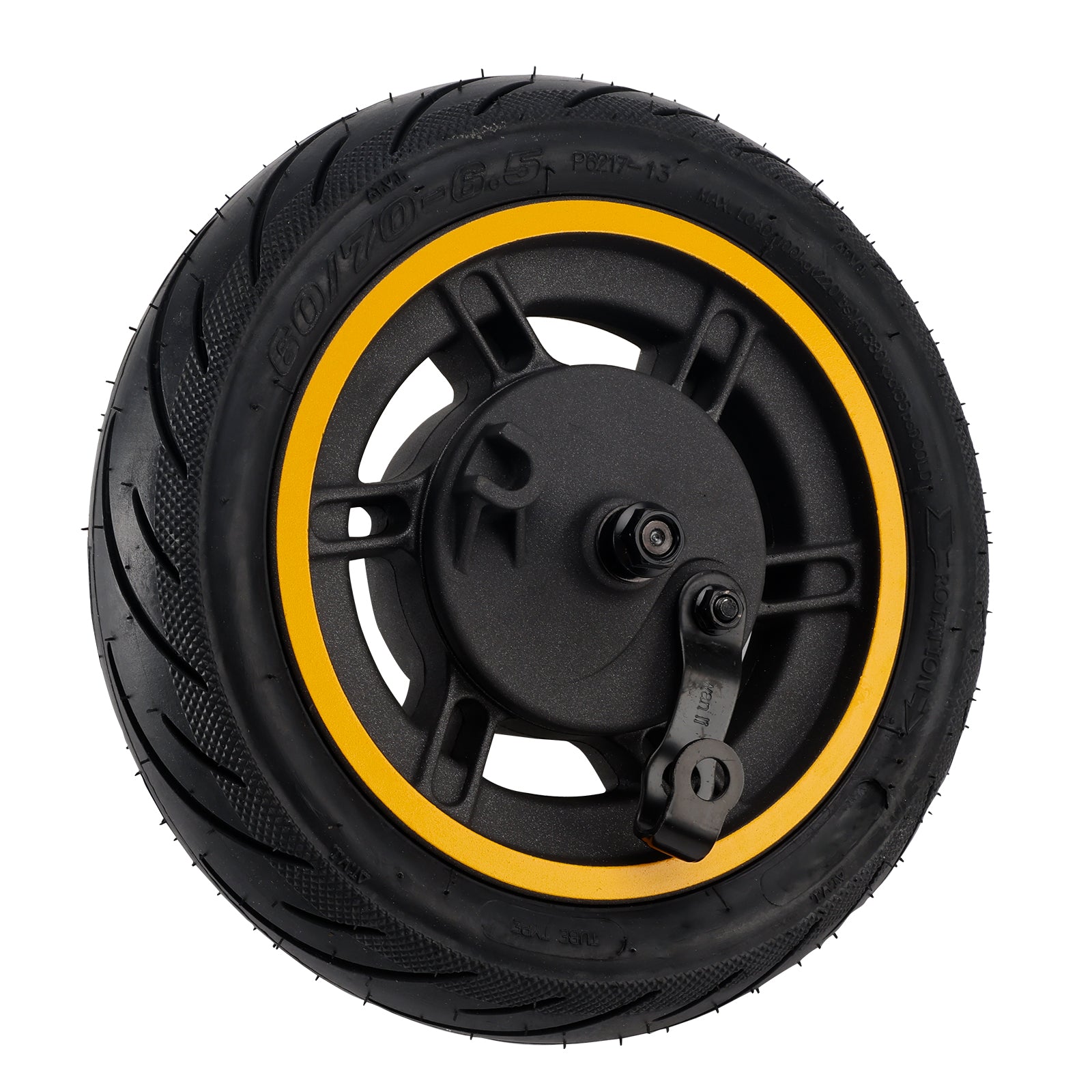 Roue Avant de Remplacement pour Ninebot Max G30 | Pneu Solide 10 Pouces 60/70-6.5 | Résistant à l'Usure