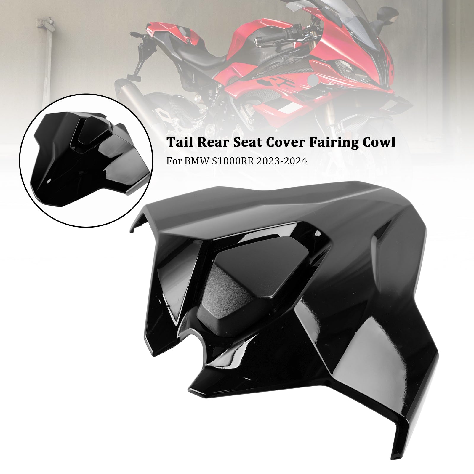 Capot de carénage de couverture de siège arrière de queue pour BMW S1000RR 2023-2024