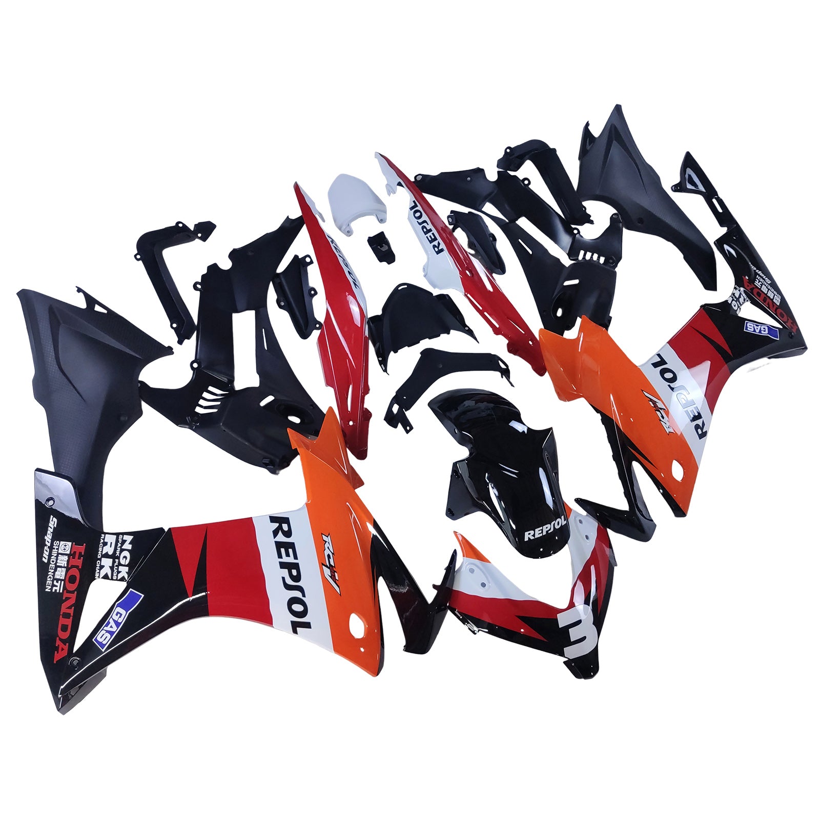 Kit de carenado de plástico ABS para Honda CBR500R 2013-2015