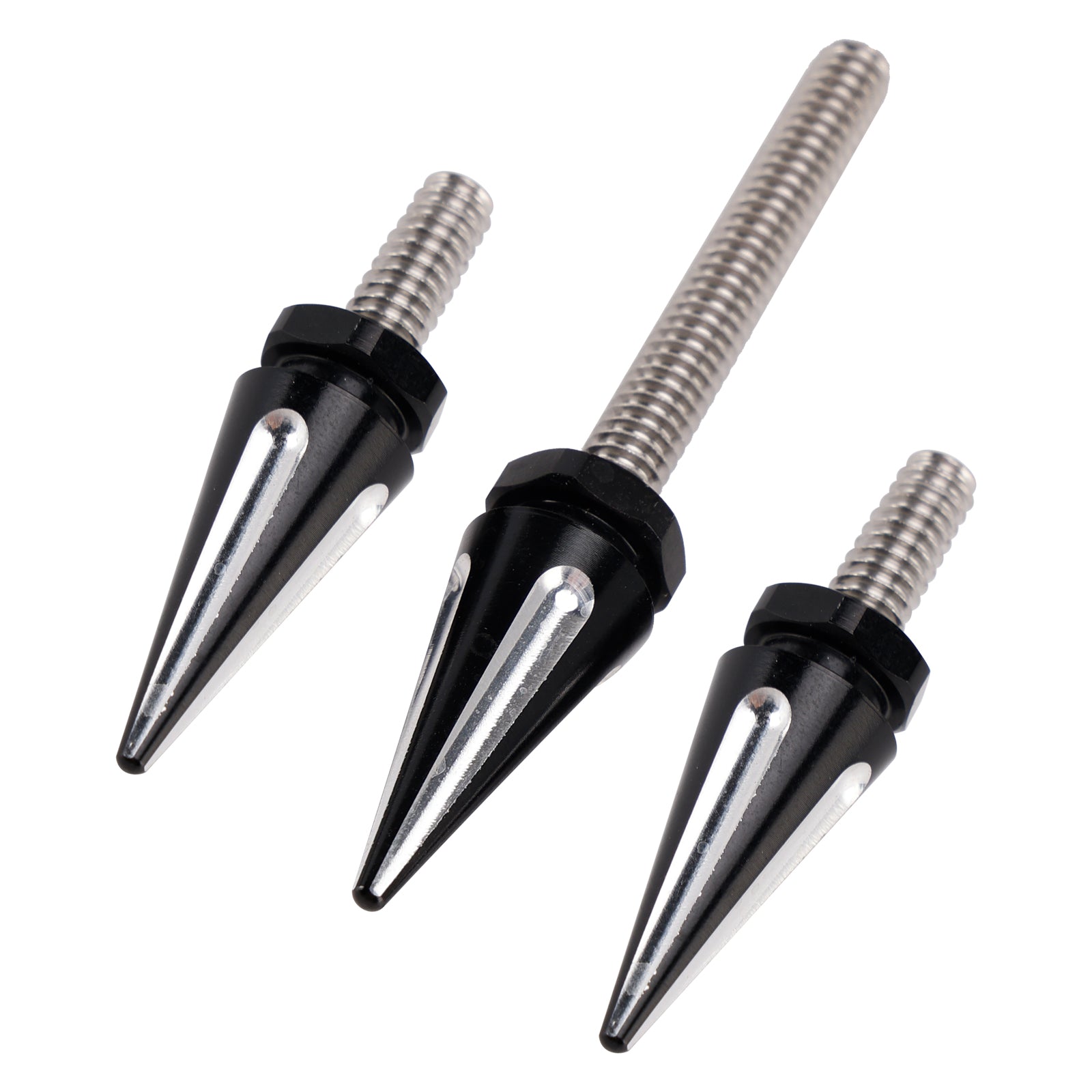 3 Spike Schroeven voor Street Glide FLHX Electra Glide FLHT 14-24 Windscherm Zwart