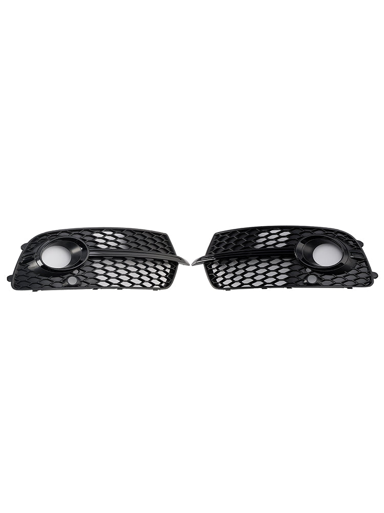 Black Front Fog Light Grille voor Audi Q5 S-Line SQ5 2013-2017