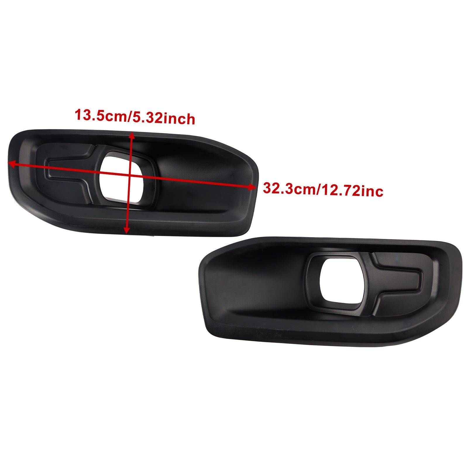 Paire de garnitures de phares antibrouillard pour Ram 2500 et 3500 2019-2024 (68449341AA)