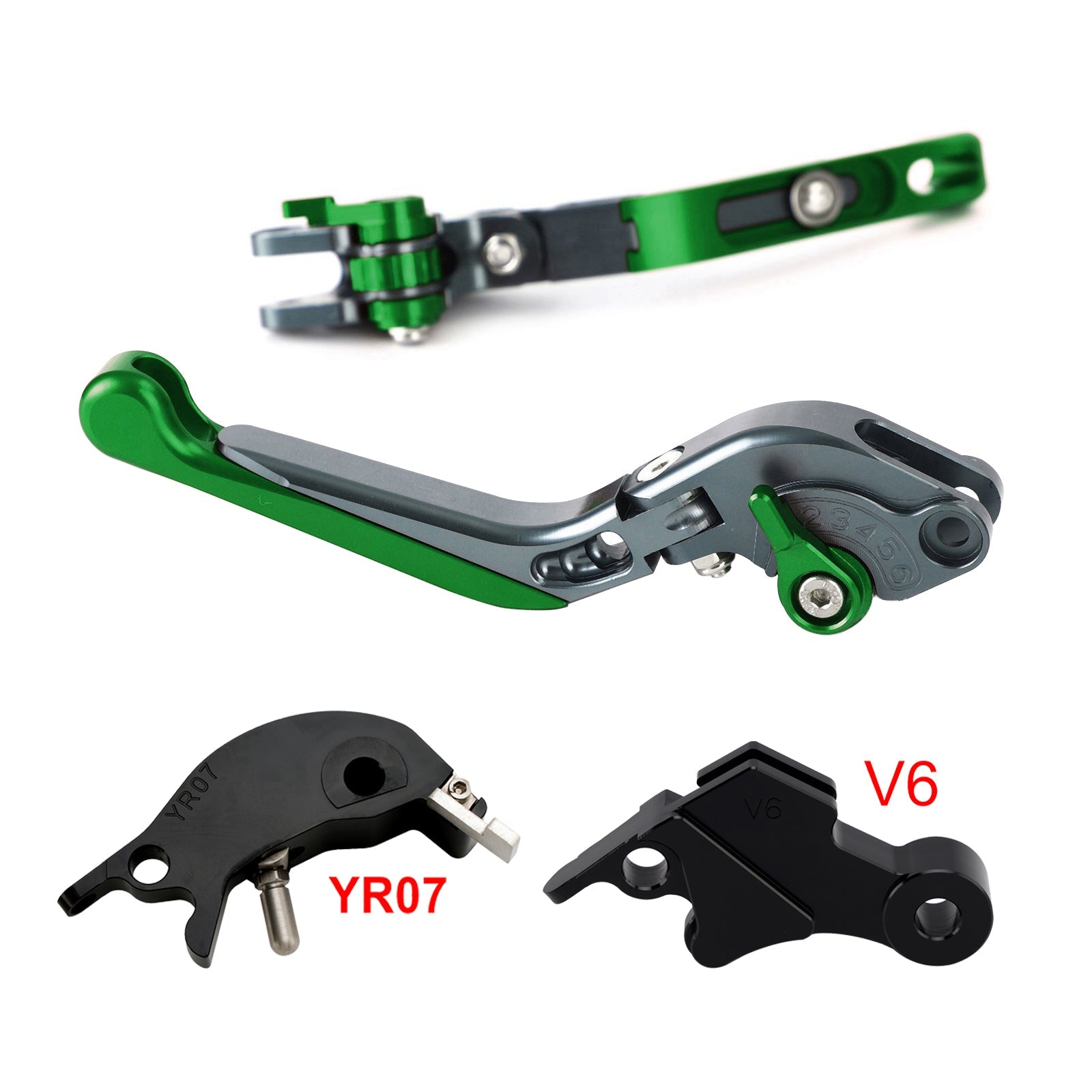 Levier de frein et d'embrayage réglable compatible avec YAMAHA XSR900 XSR900GP MT-09 2024-2025