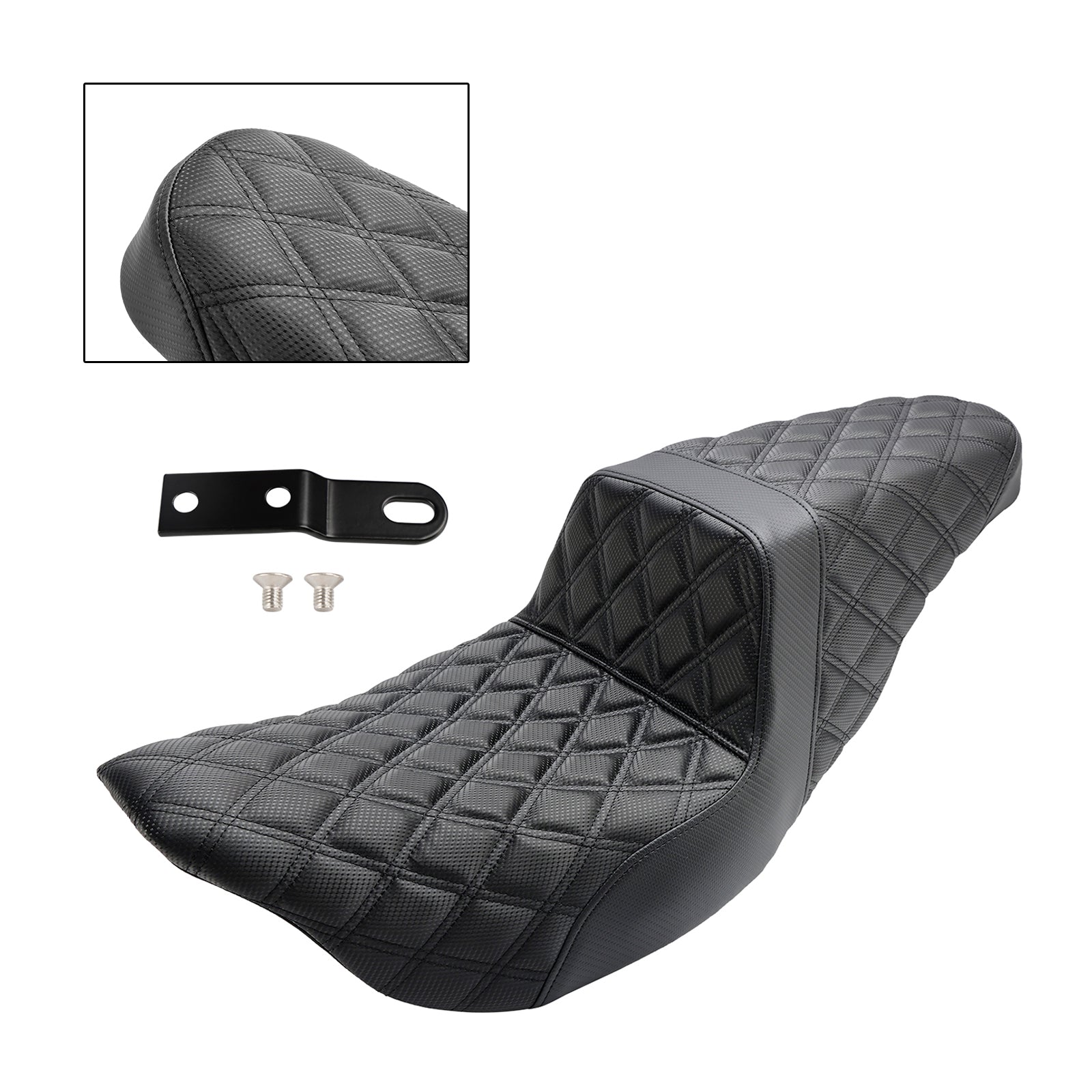 Asiento de pasajero negro del conductor/delantero/trasero para Road Glide Special FLTRXS 2015-2023