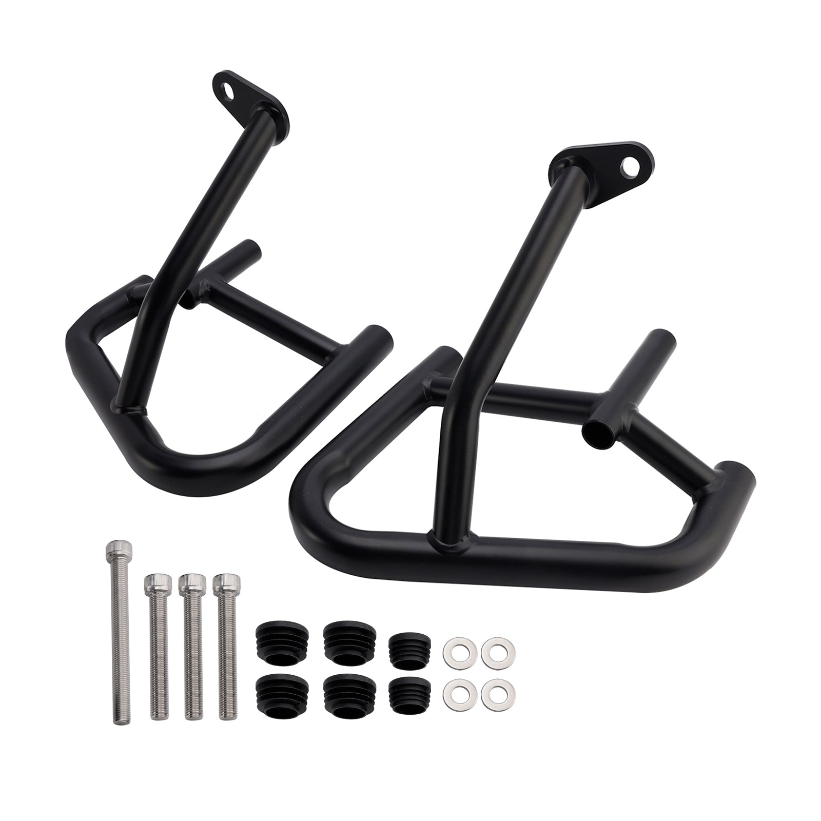 Paire De Protections De Barre De Moteur Pour Harley Softail, Touring, Dyna, Sportster - Filetage M12 - Rouge (Red Guard)