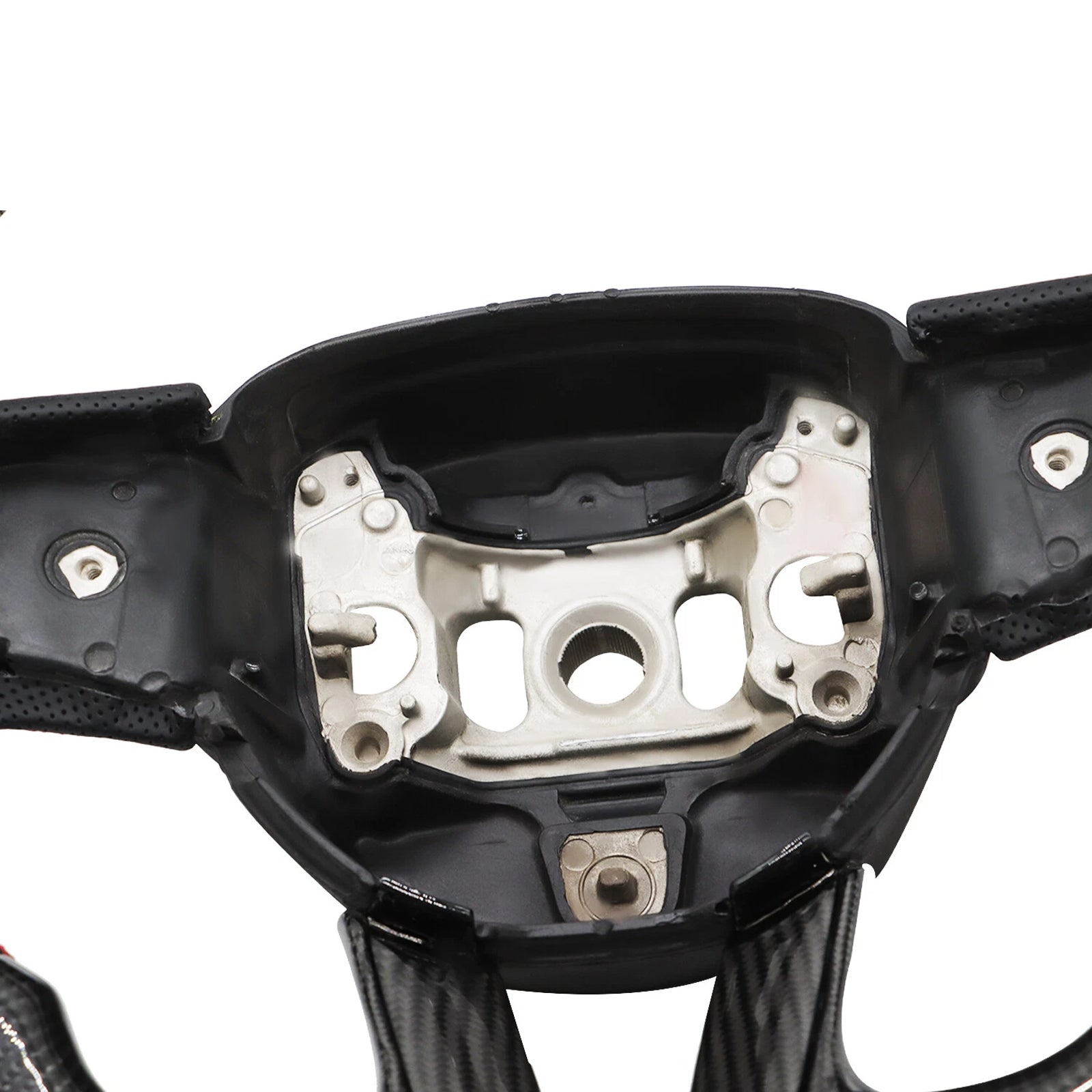 Volante riscaldato in fibra di carbonio compatibile con Dodge Charger e Challenger 2015-2023