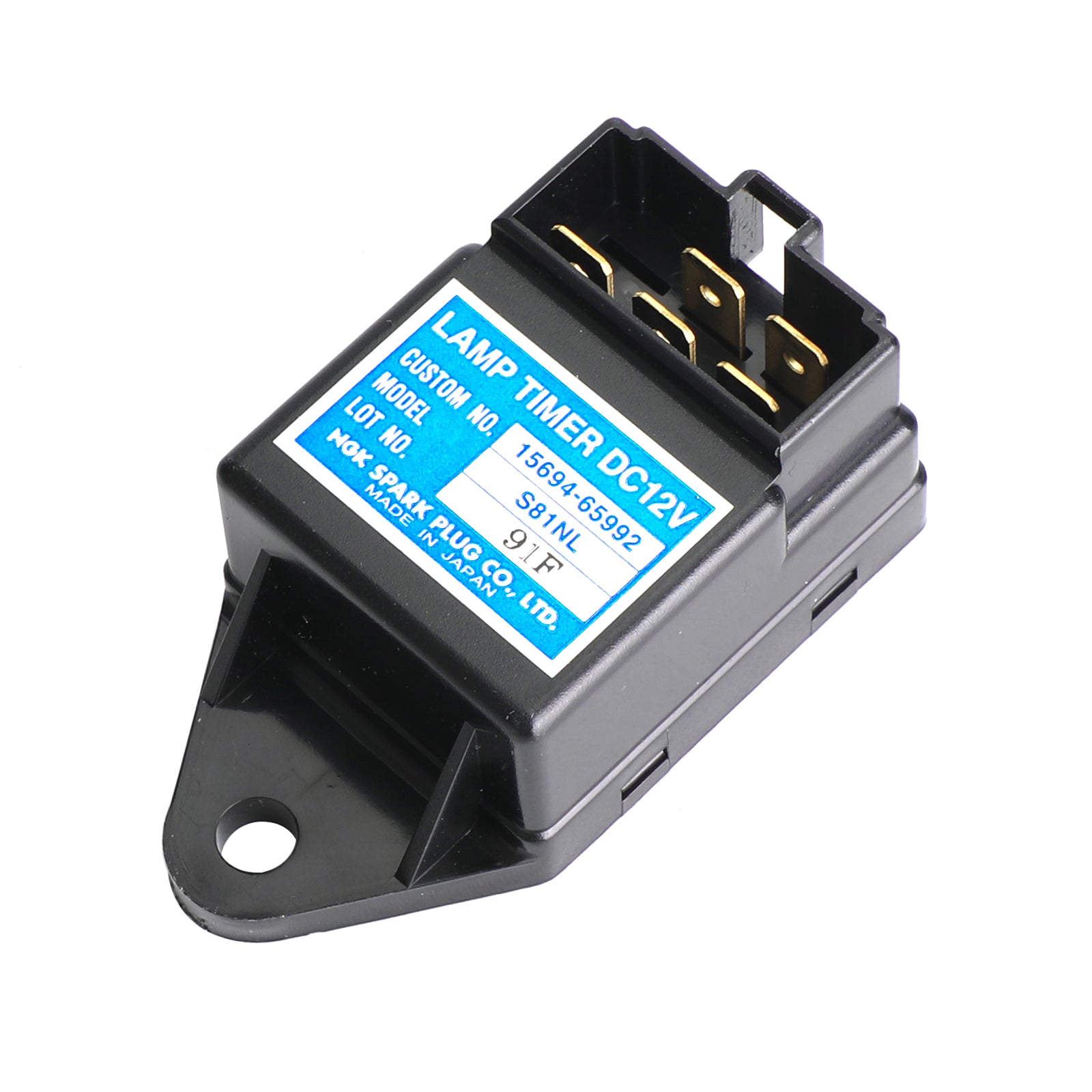 Relé de tiempo DC12V para lámpara incandescente con temporizador Kubota 15694-65992 S81Nl