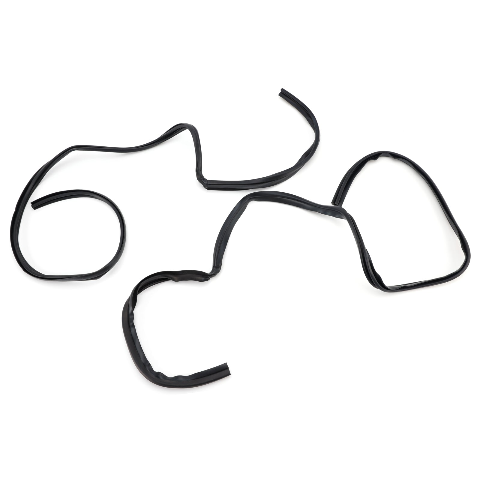 Joint d'étanchéité latéral de toit avant (2 pièces) pour Toyota Corolla AE86 2 portes (1983-1987).