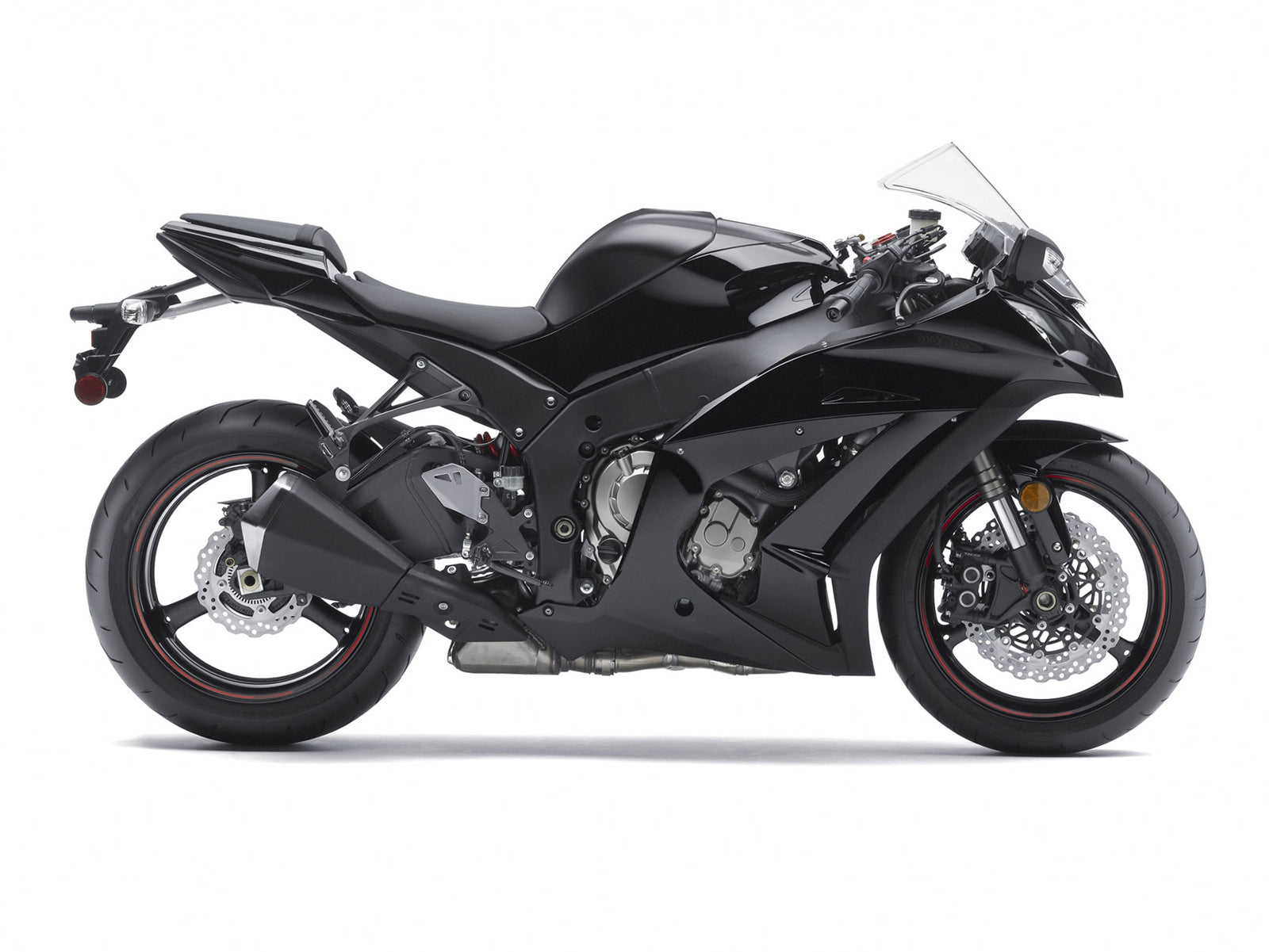 Kit de carénage par injection, carrosserie en plastique ABS, compatible avec la Kawasaki ZX10R 2011-2015
