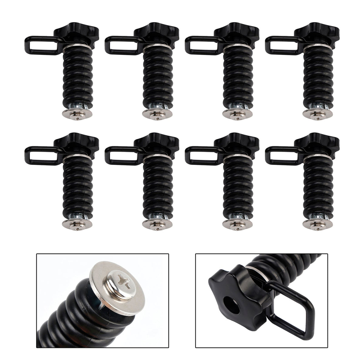 8 puntos de anclaje Lock flexibles &amp; Kit de montaje para Polaris RZR Sportsman 13-25